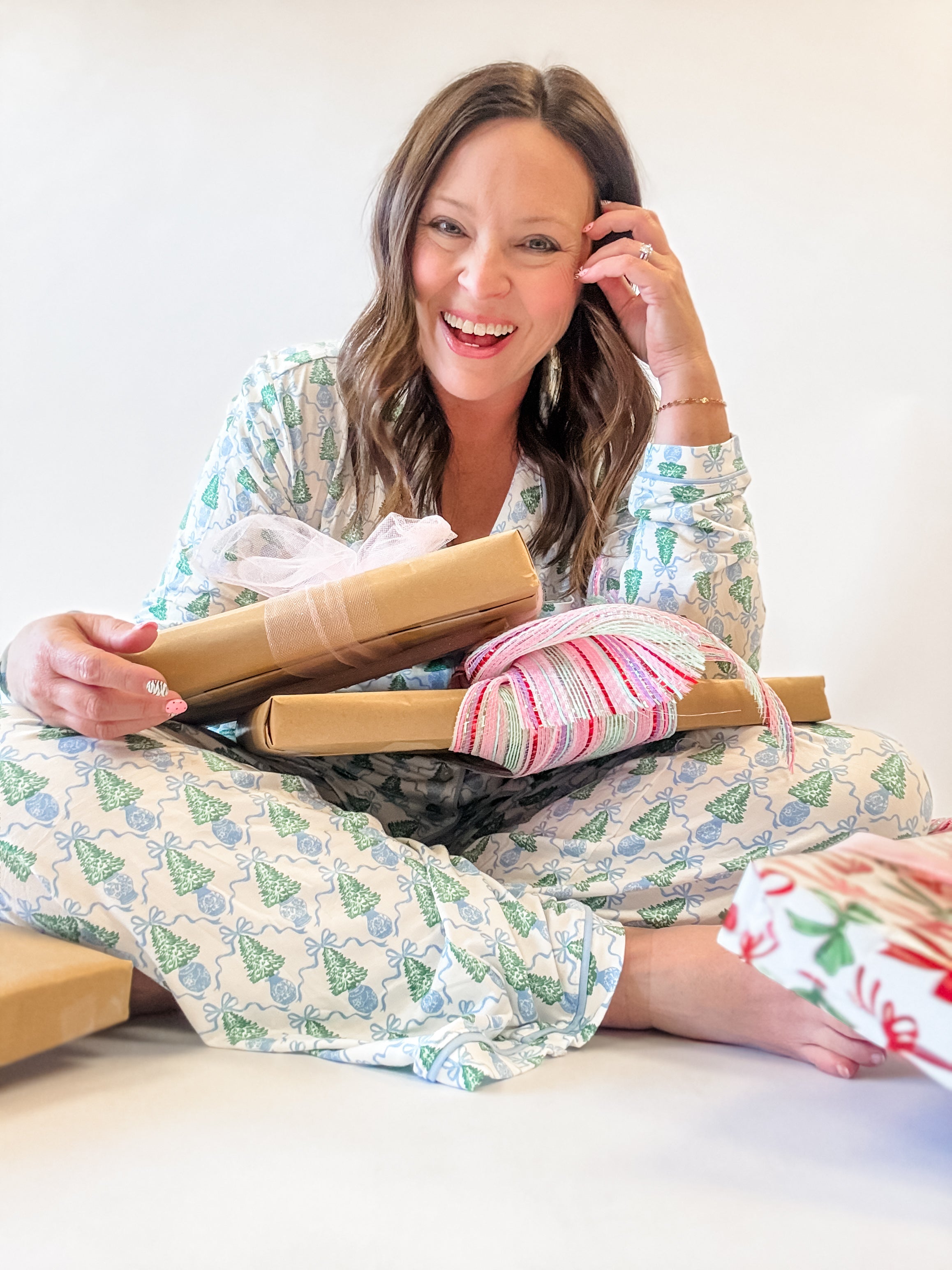 Oh Christmas Tree Pajama Set - Just a Small Town Girl
