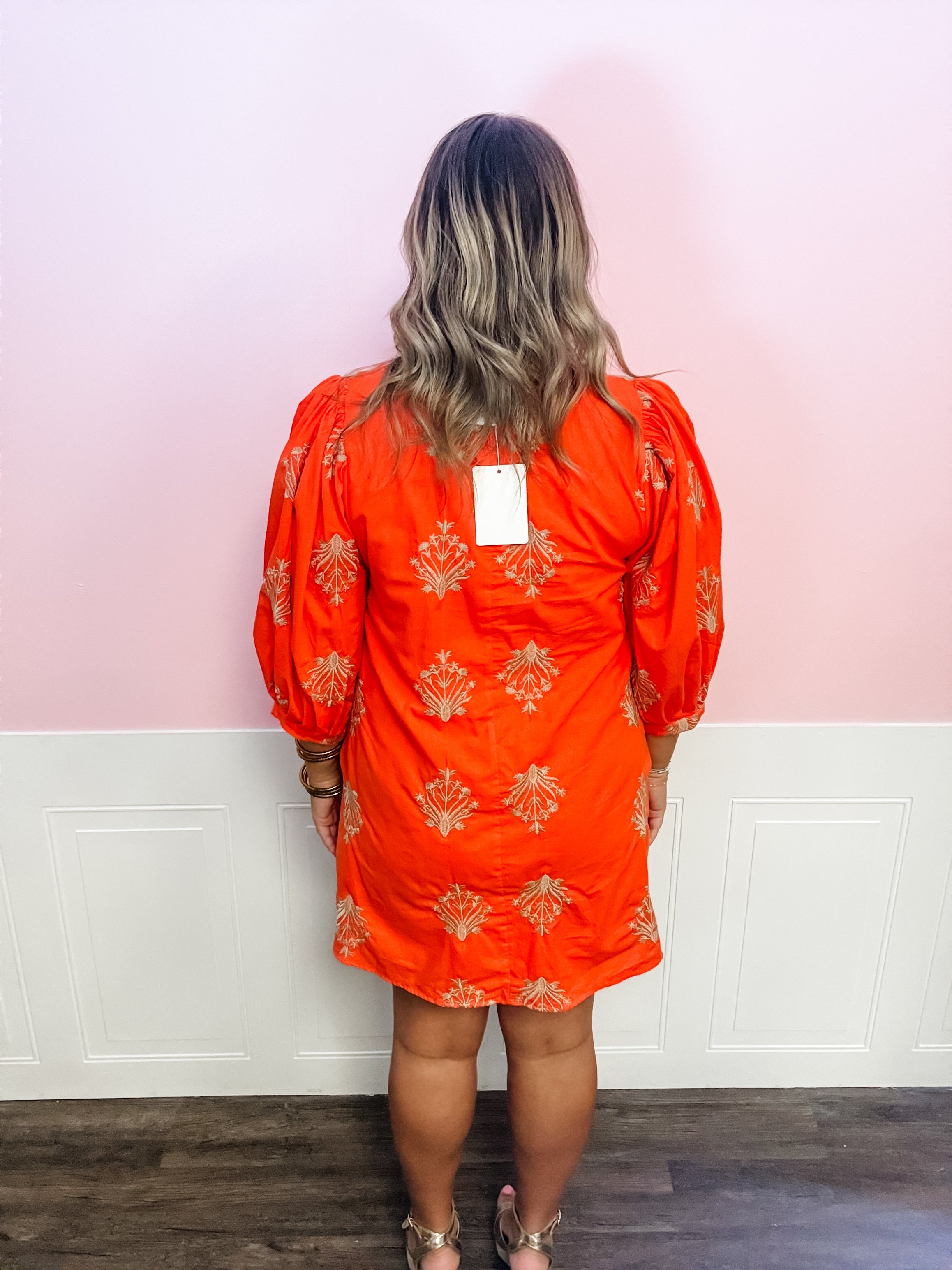 Orange Blossom Grace Dress - Just a Small Town Girl