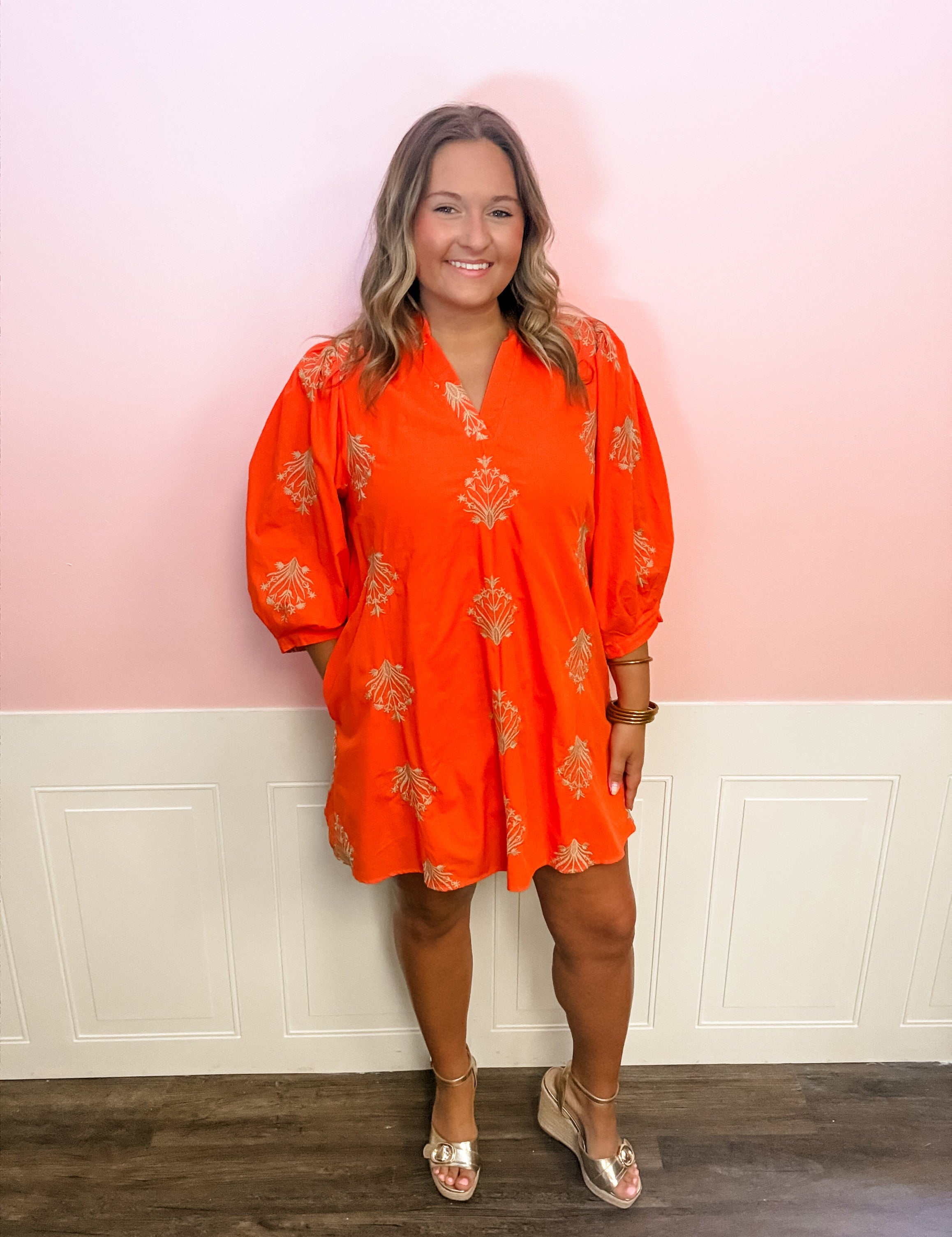 Orange Blossom Grace Dress - Just a Small Town Girl