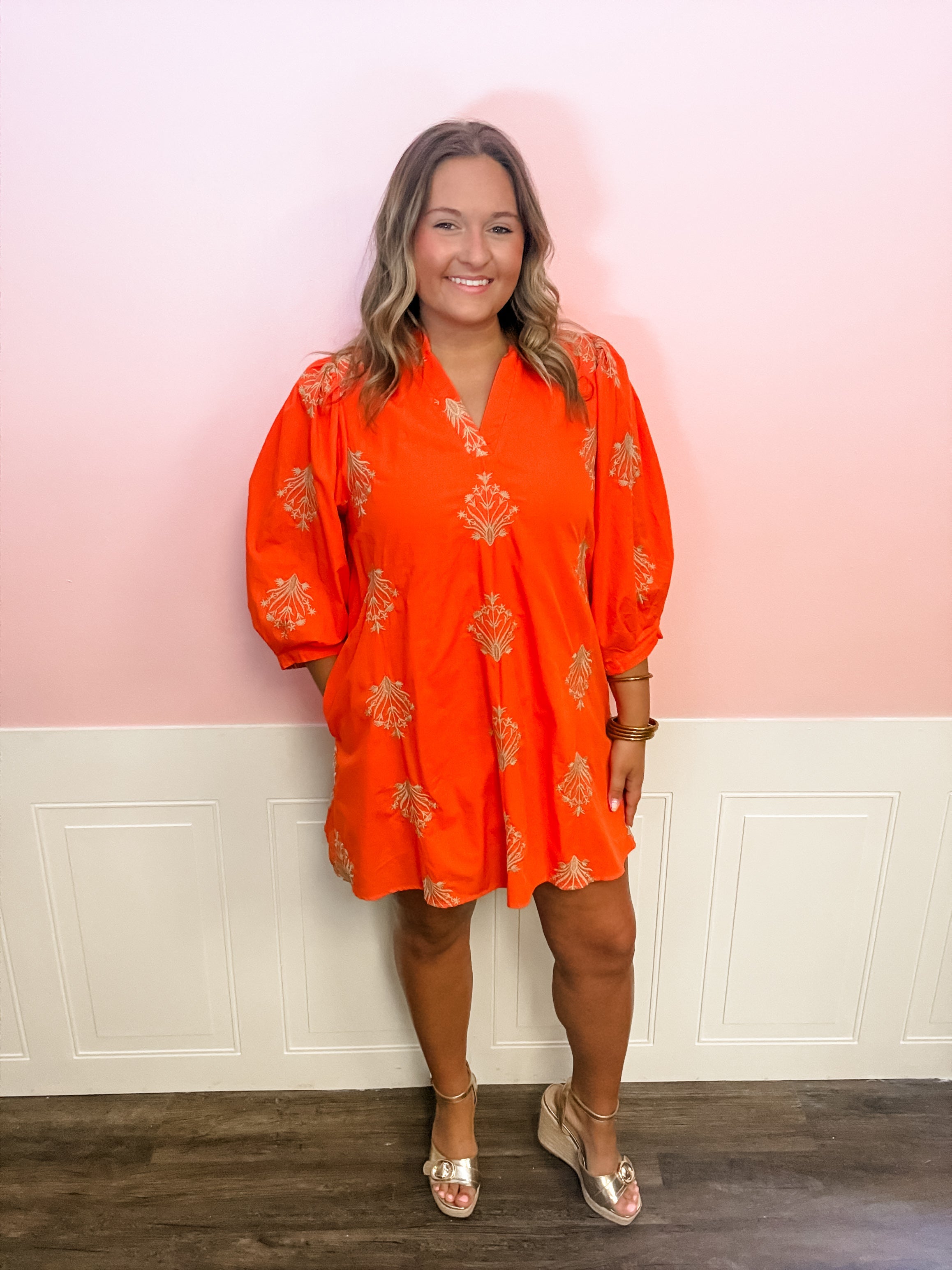 Orange Blossom Grace Dress - Just a Small Town Girl