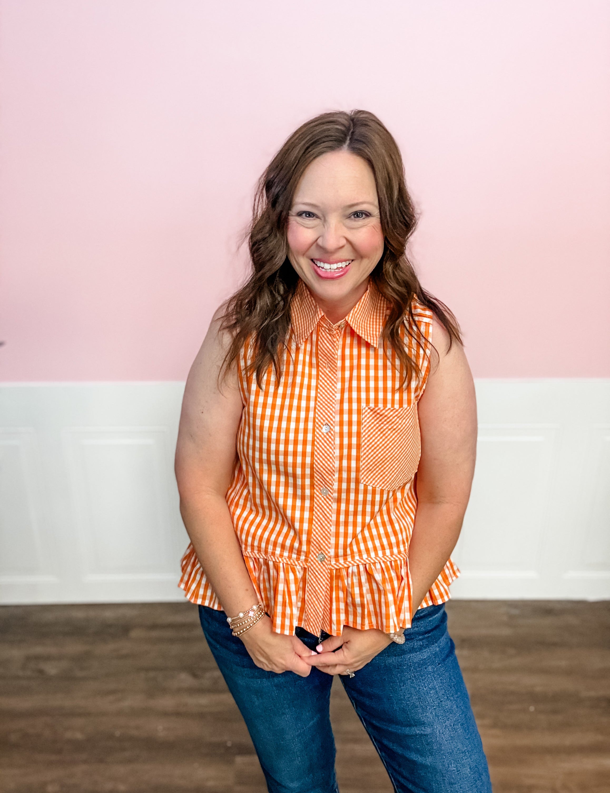 Orange You Stylish Top - Just a Small Town Girl