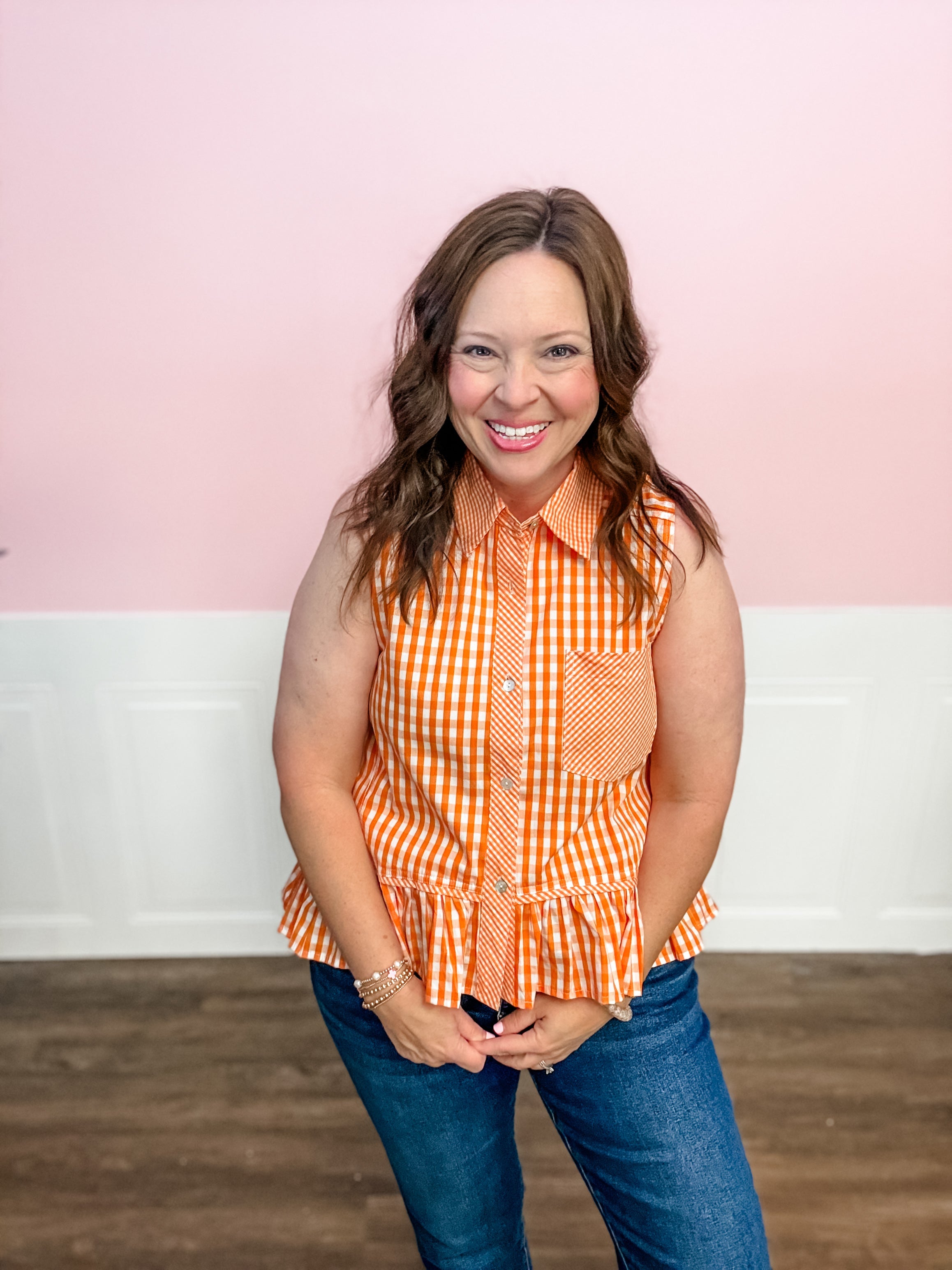 Orange You Stylish Top - Just a Small Town Girl