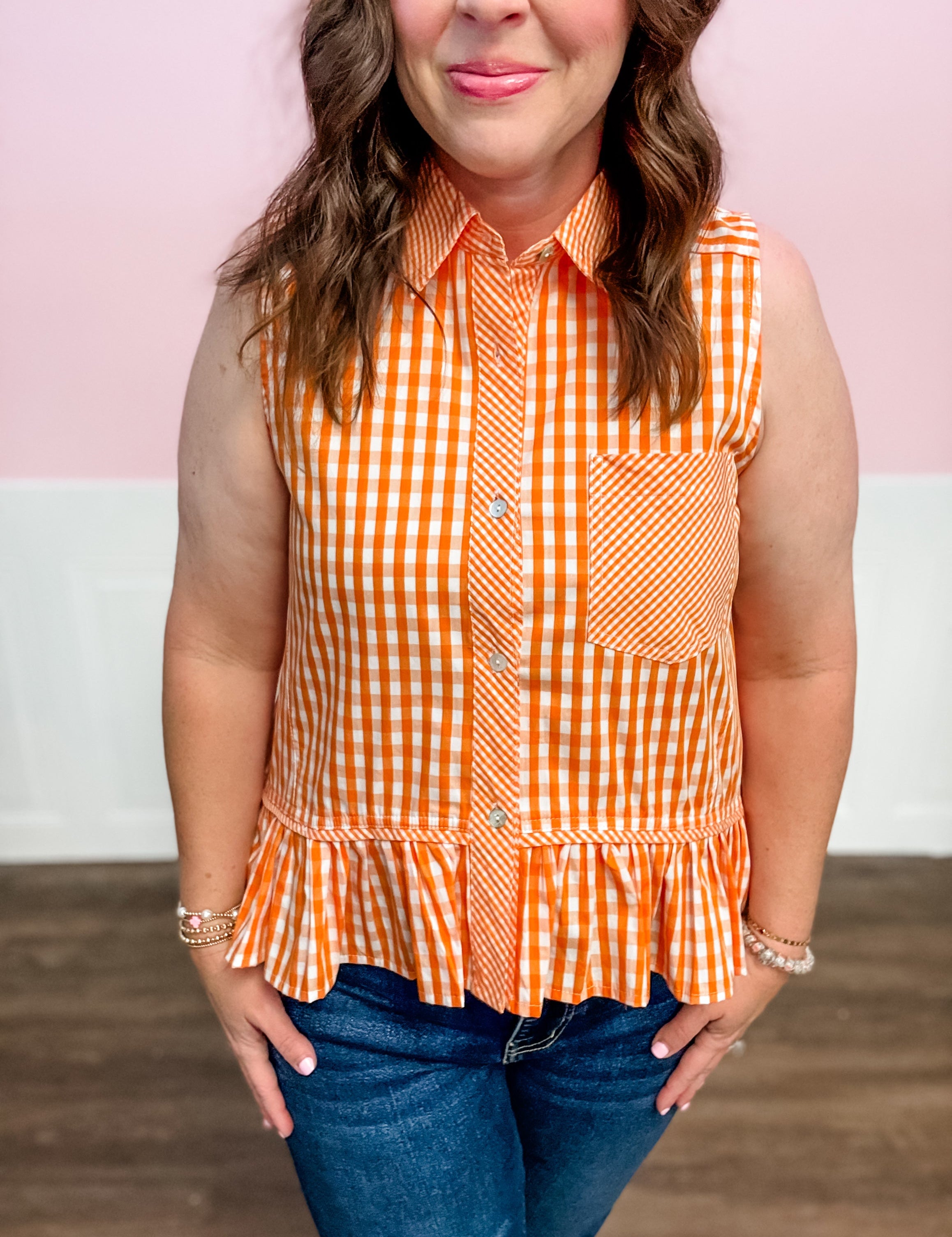 Orange You Stylish Top - Just a Small Town Girl
