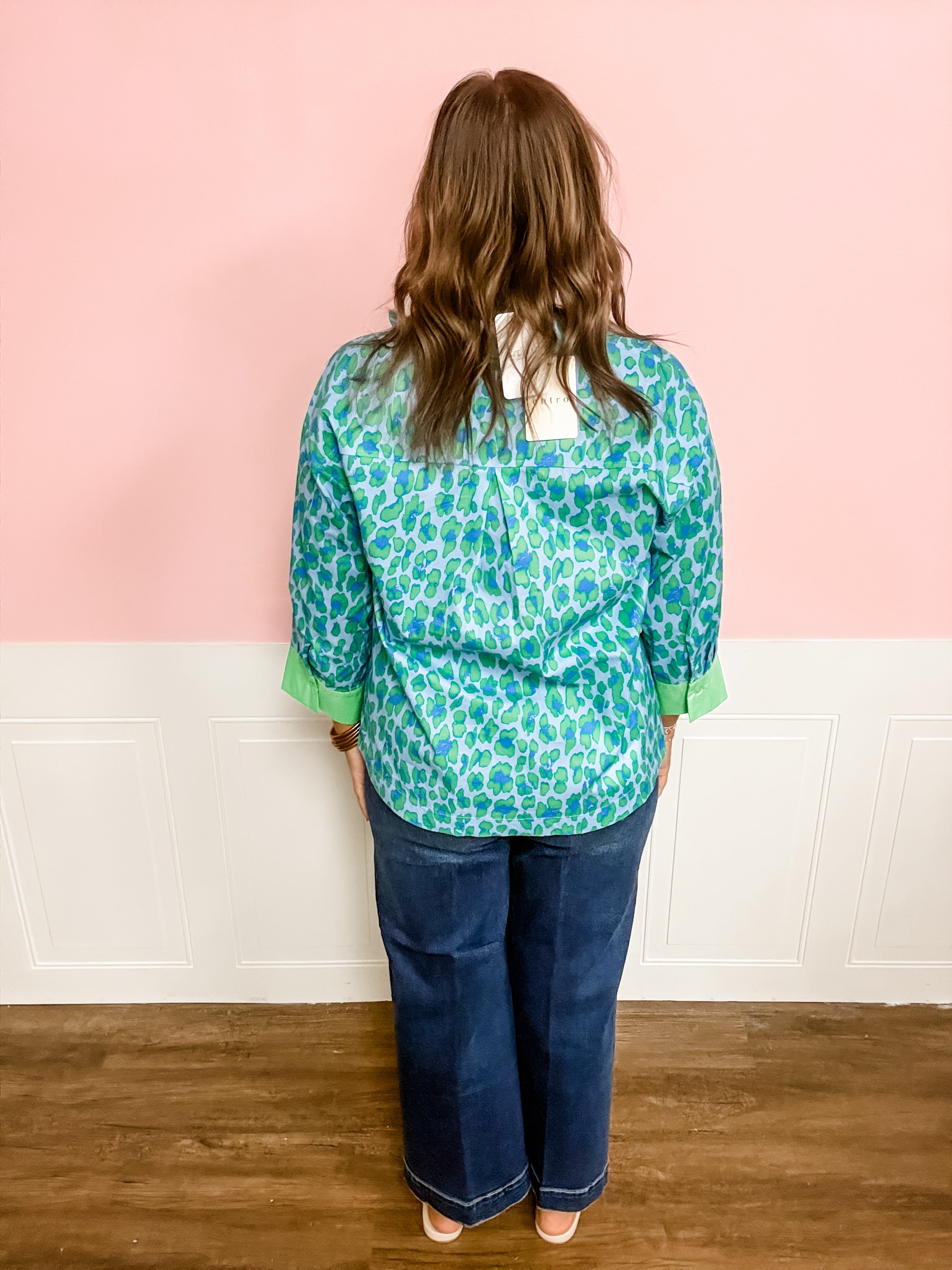 Palm Beach Popover Top - Just a Small Town Girl