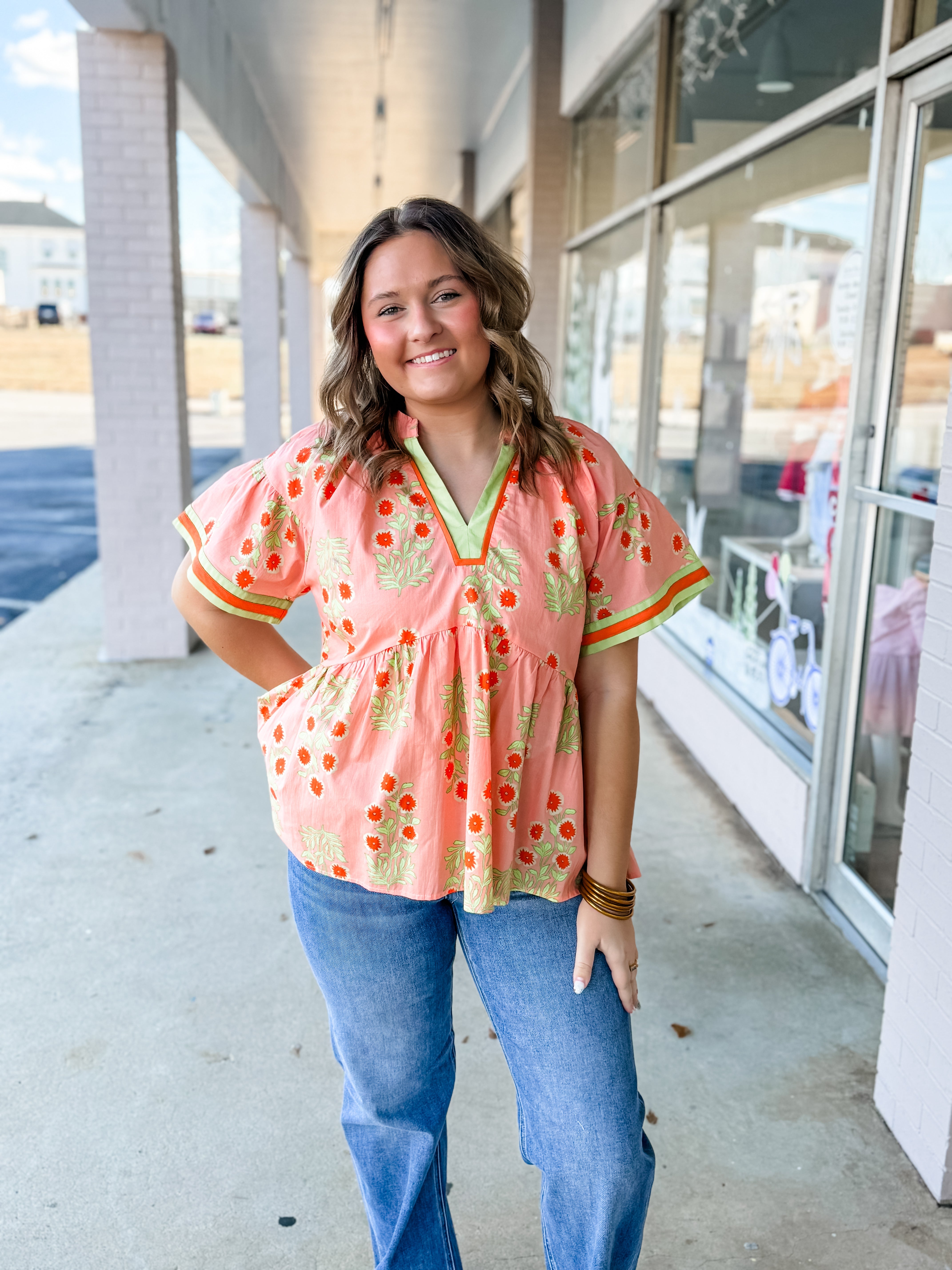 Peach Blossom Lane Dress - Just a Small Town Girl