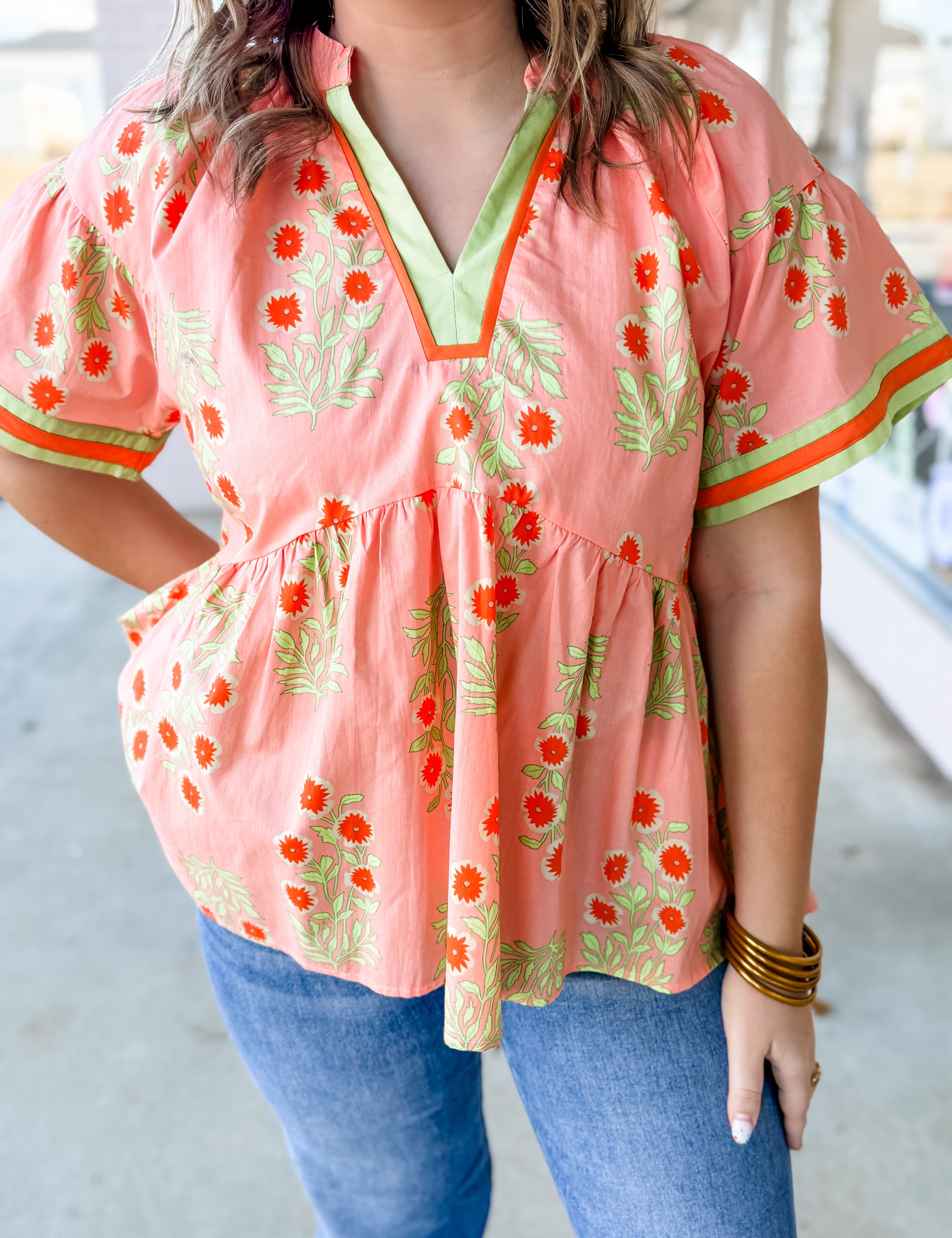 Peach Blossom Lane Dress - Just a Small Town Girl