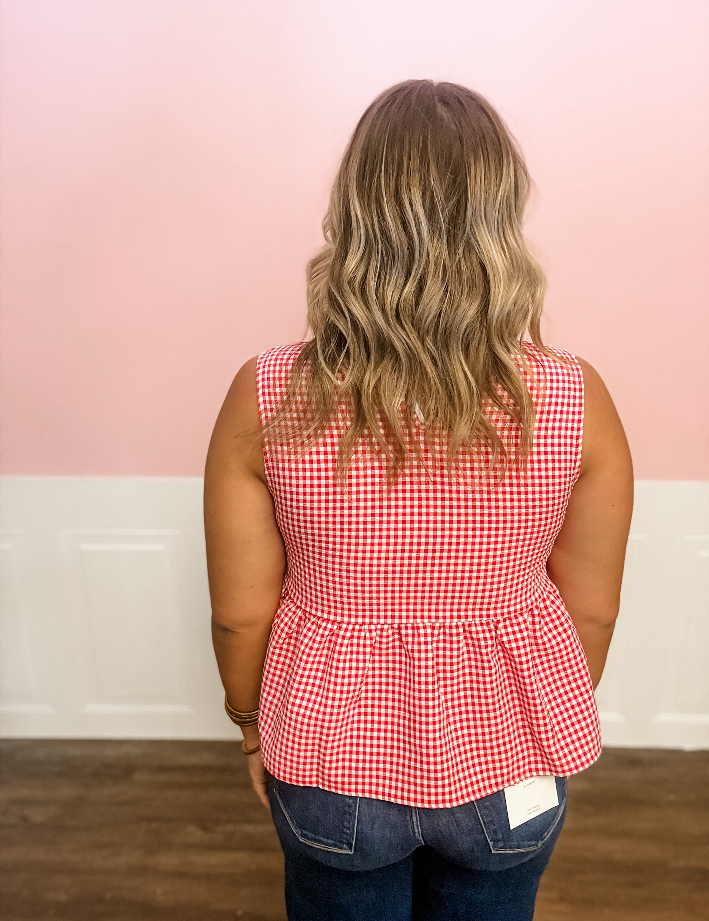 Picnic Date Gingham Top - Just a Small Town Girl