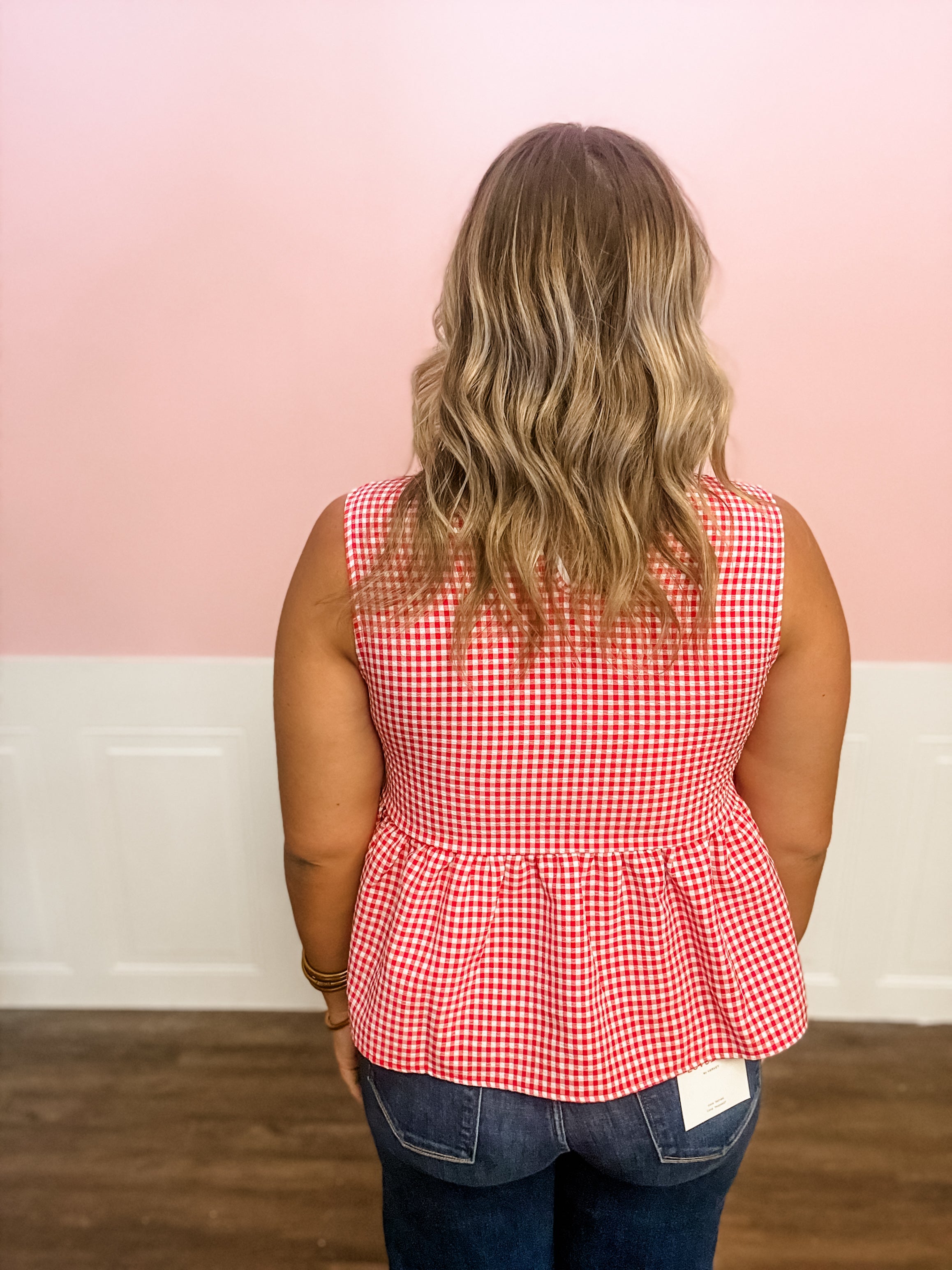 Picnic Date Gingham Top - Just a Small Town Girl