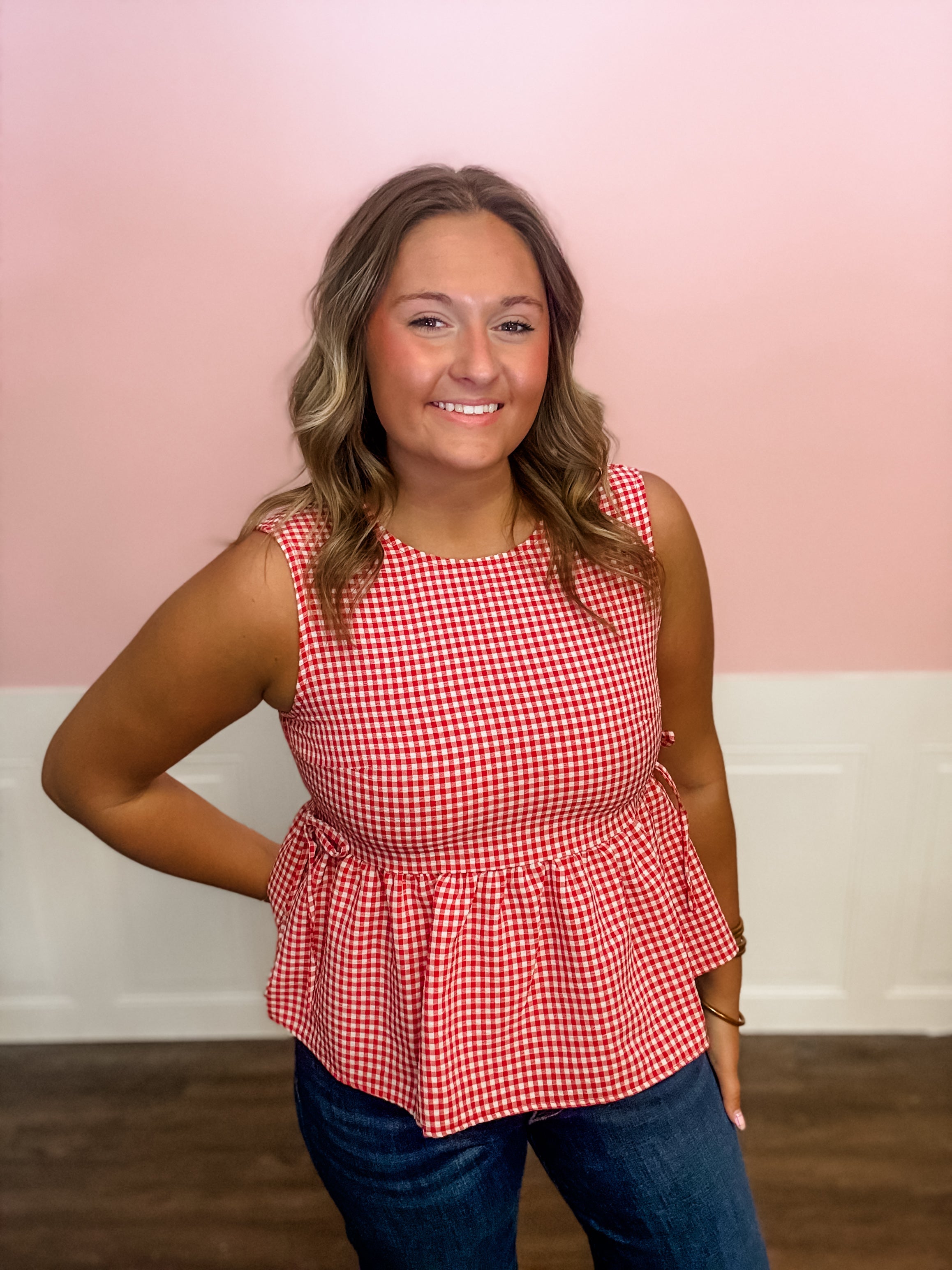 Picnic Date Gingham Top - Just a Small Town Girl