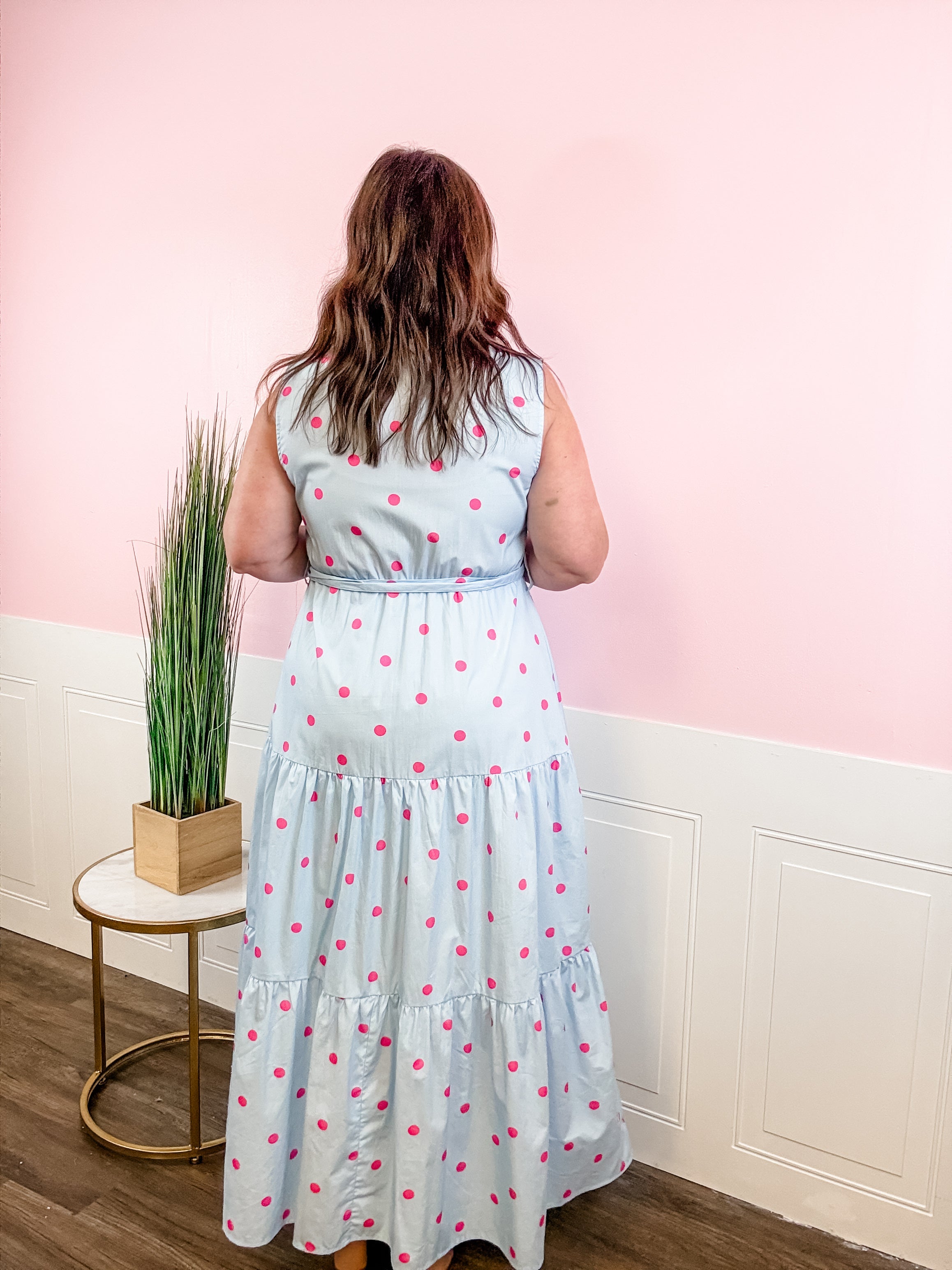 Pink Dots Picnic Dress - Just a Small Town Girl