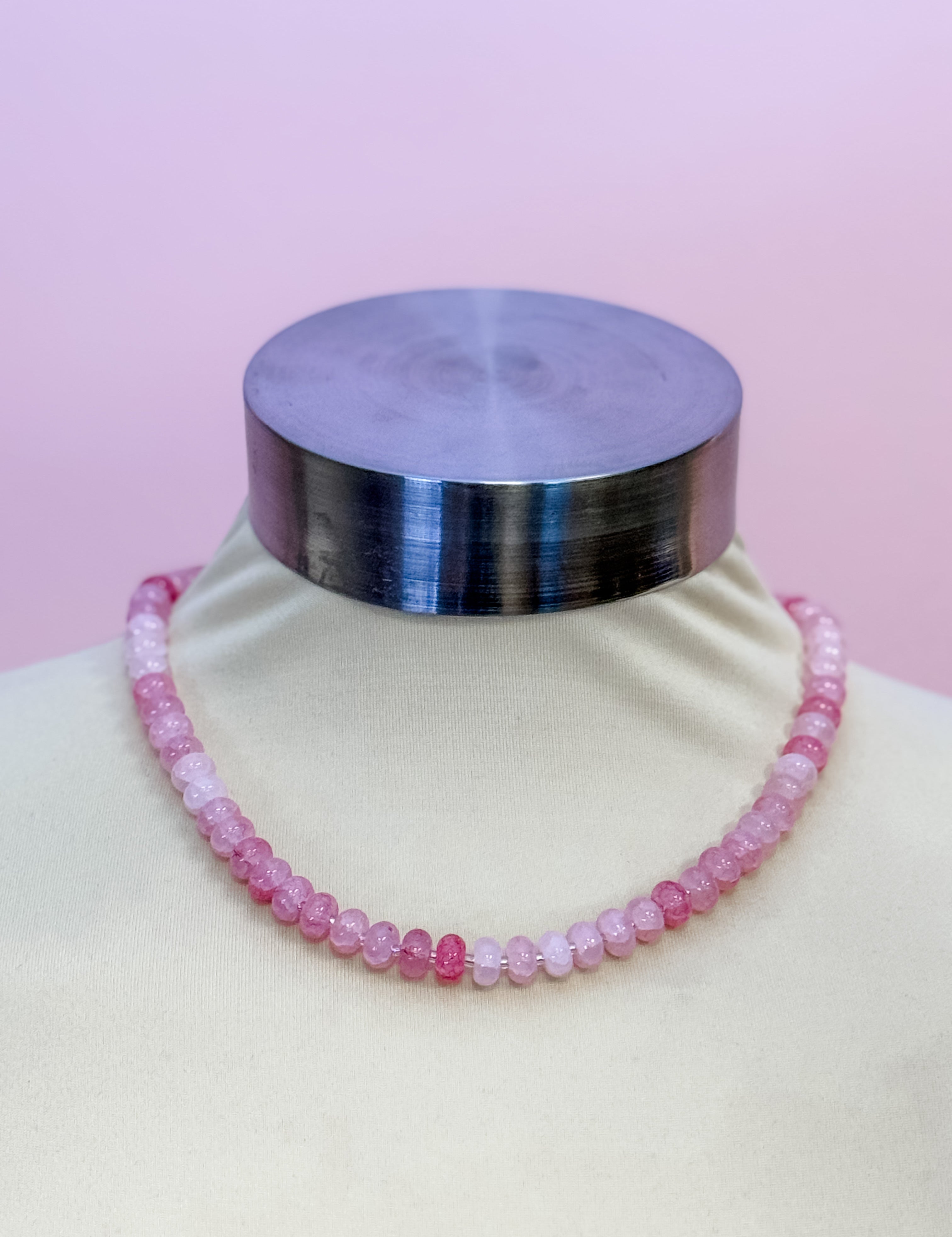 Pink Sugar Beaded Necklace - Just a Small Town Girl