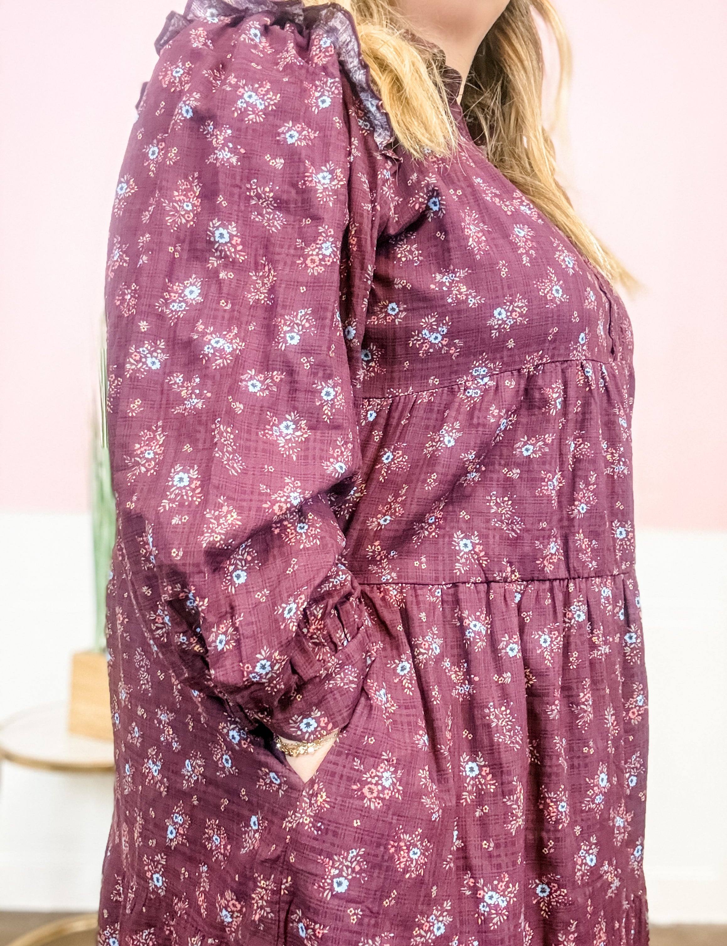 Plum Charm Dress – Plus Size - Just a Small Town Girl