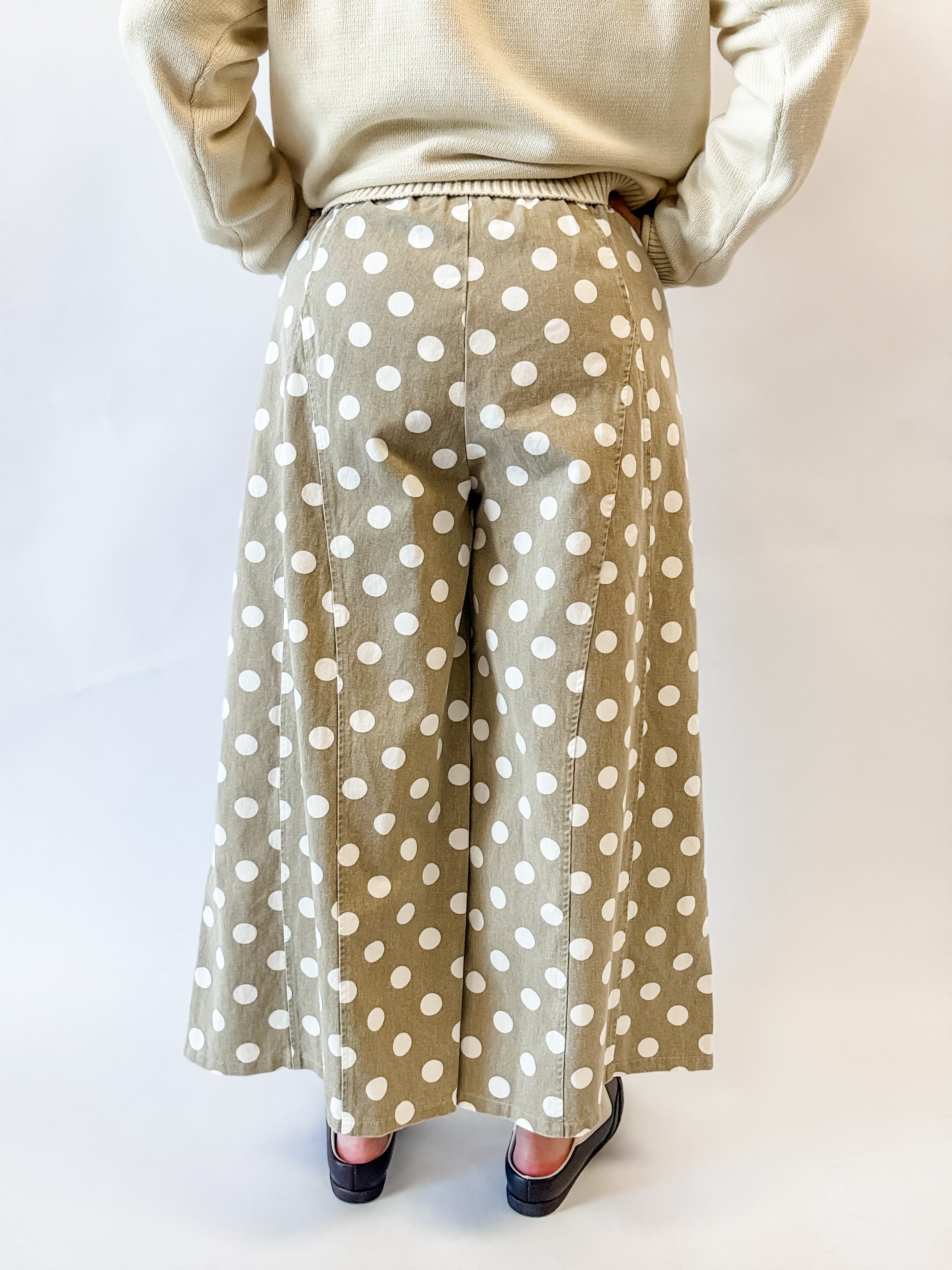 Polka Dot Wide Leg Pants - Just a Small Town Girl