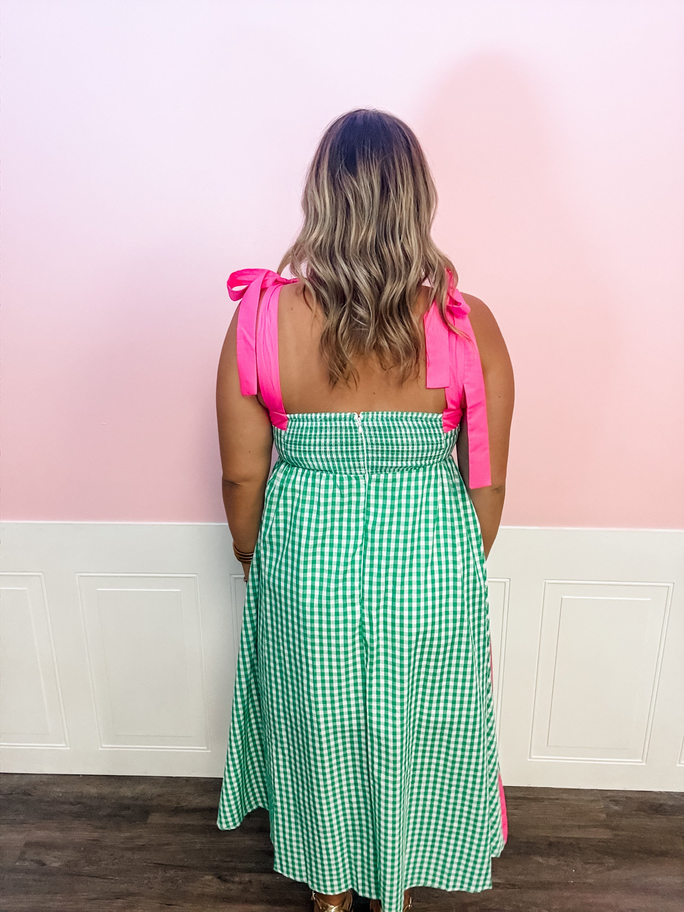 Preppy in Pink Dress - Just a Small Town Girl