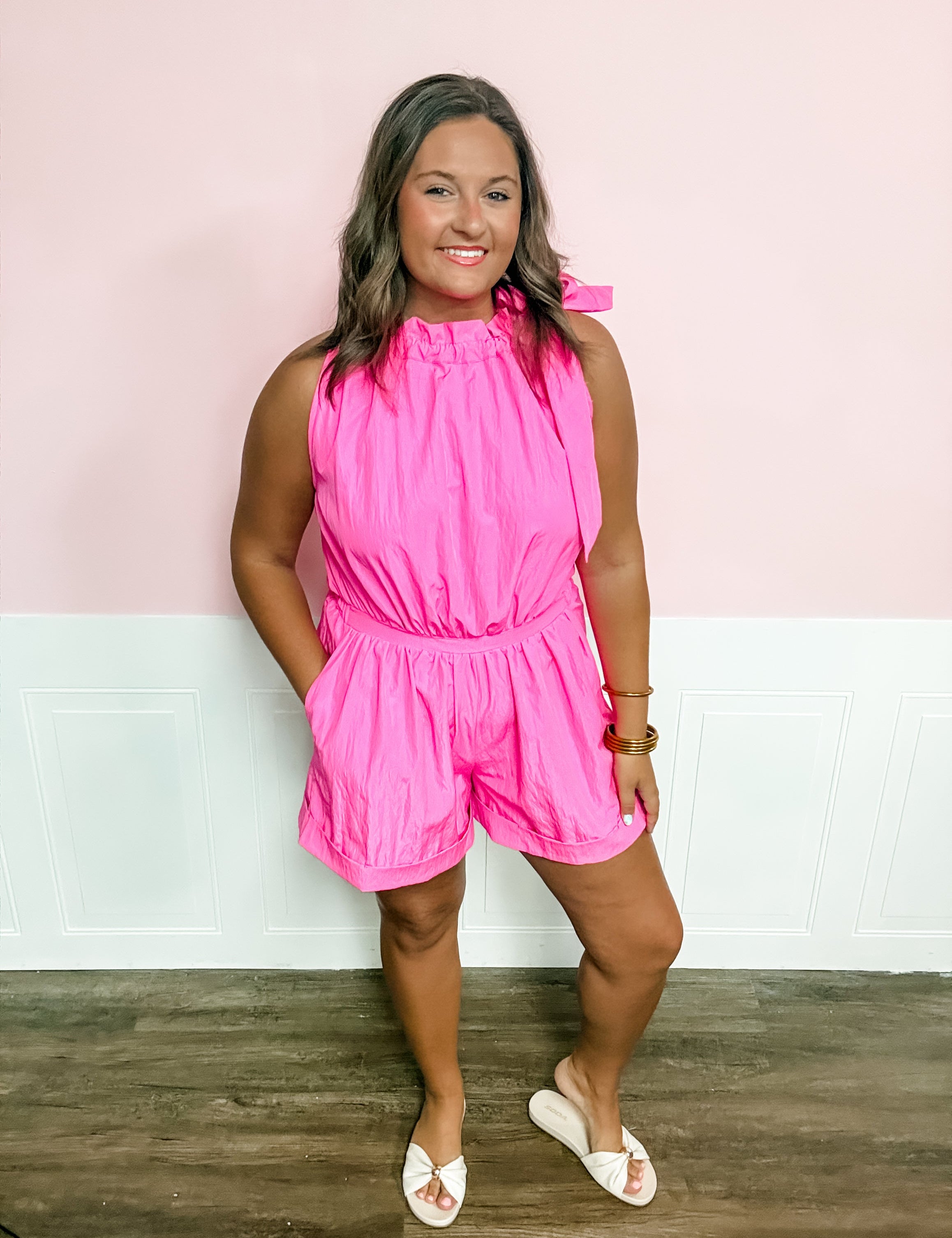 Pretty in Paradise Romper - Just a Small Town Girl