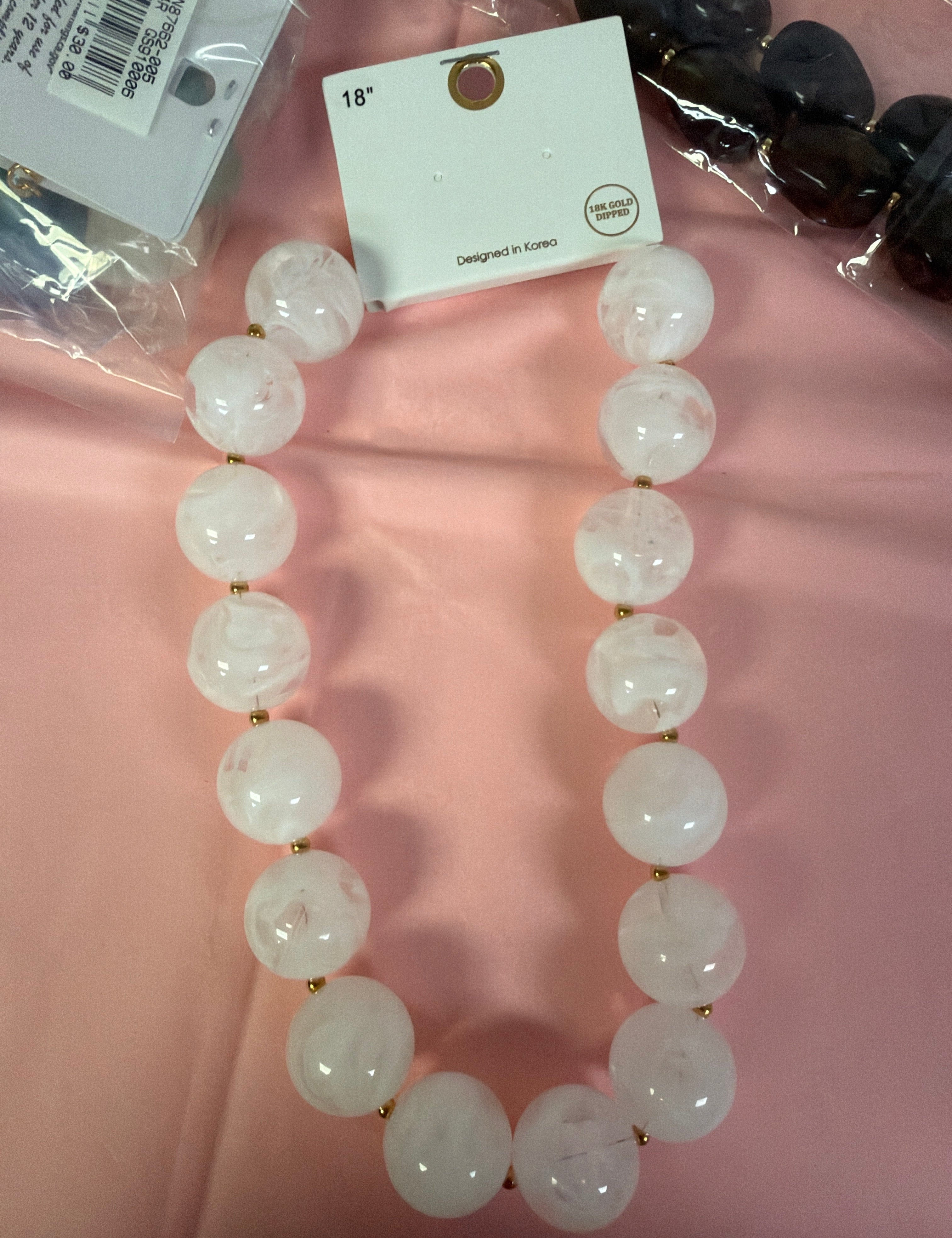 Pretty In Pearl Statement Necklace - Just a Small Town Girl