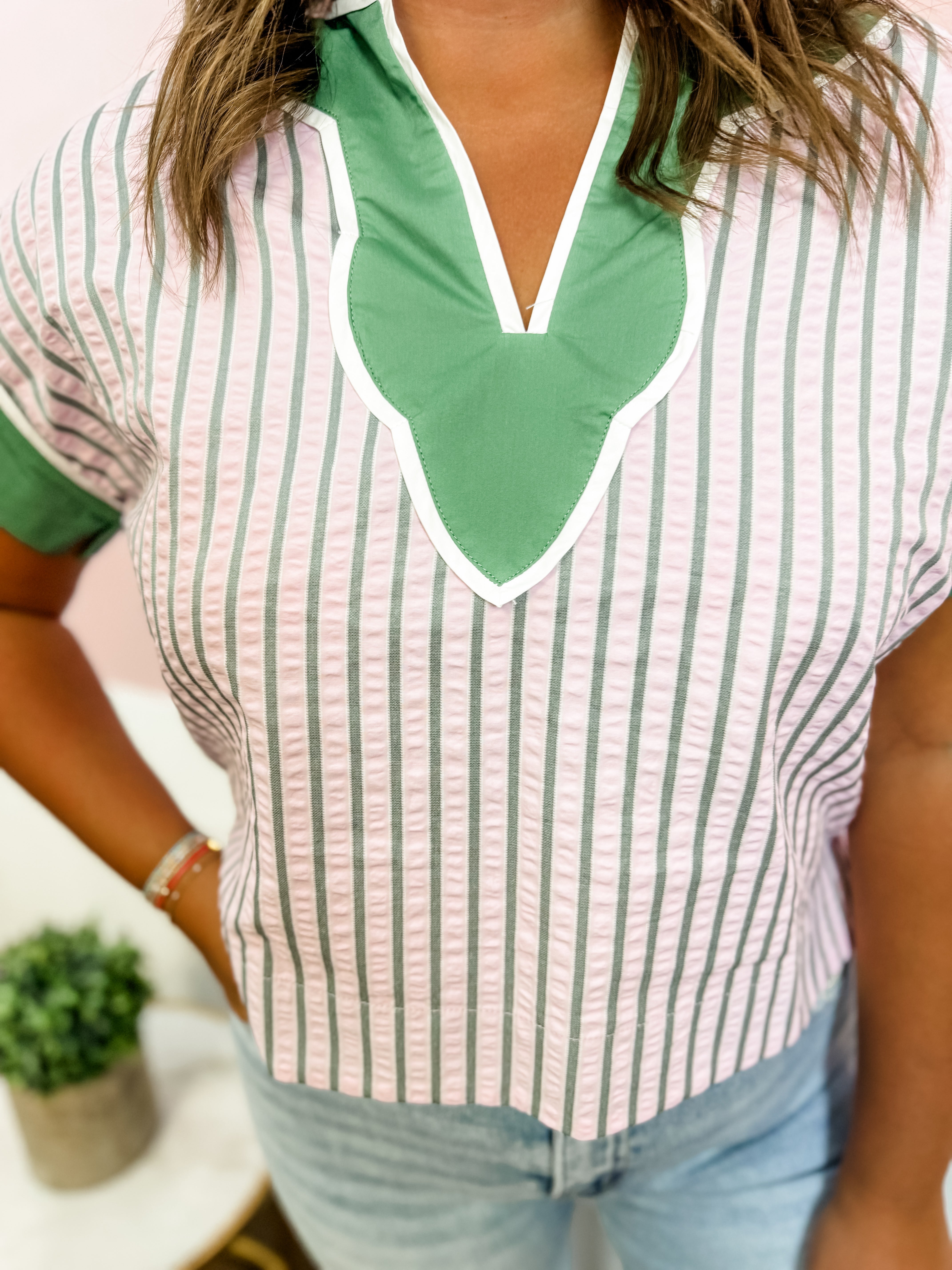 Pretty in Picnic Top - Just a Small Town Girl