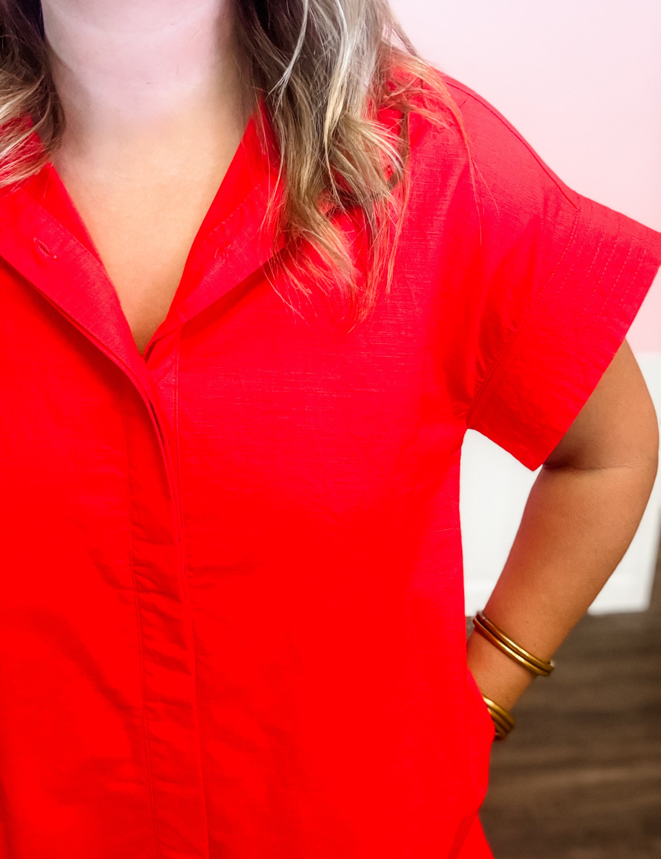 Red Hot Charm Dress - Just a Small Town Girl