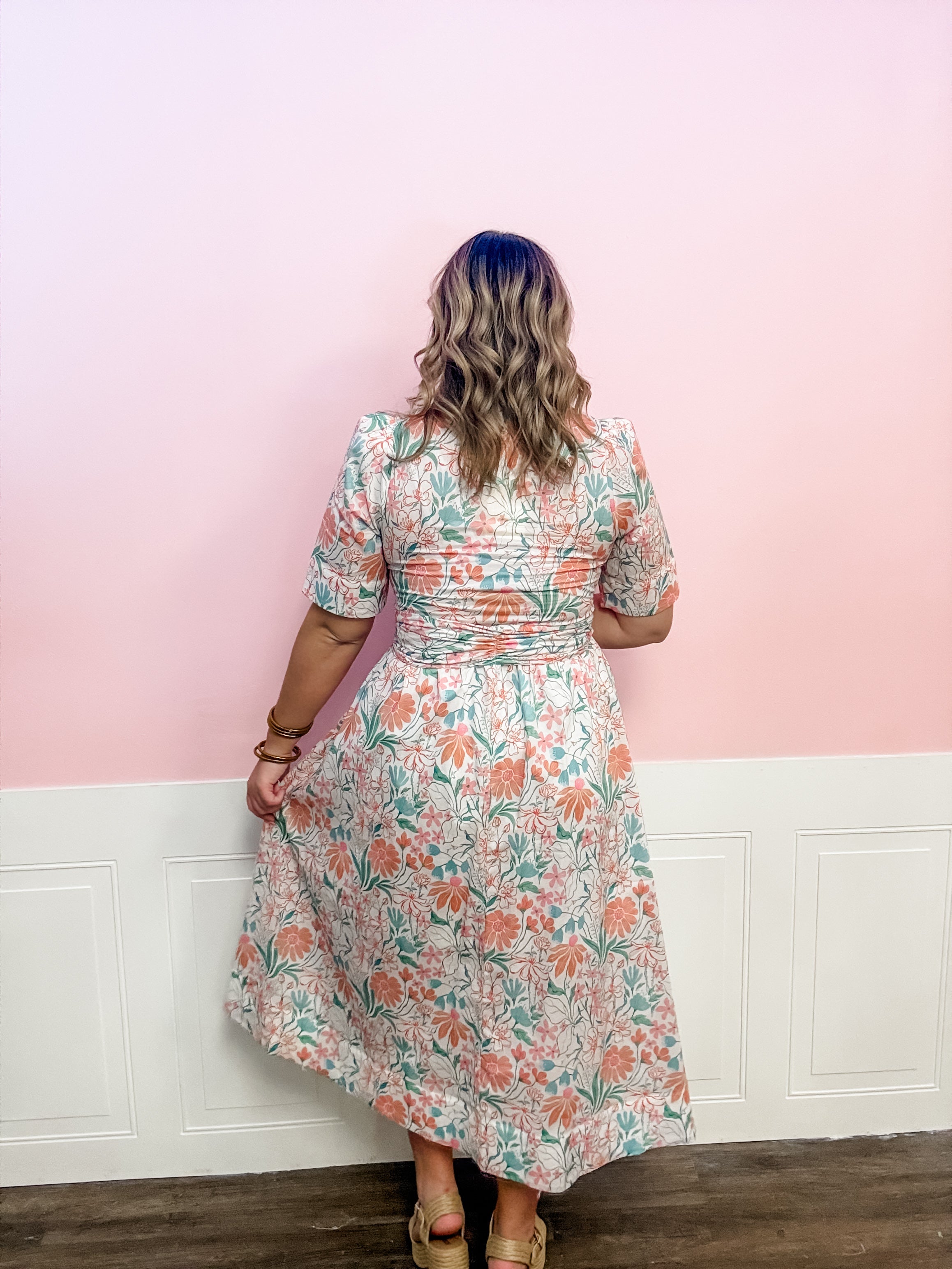 Resurrection Bloom Tie - Front Maxi Dress - Just a Small Town Girl