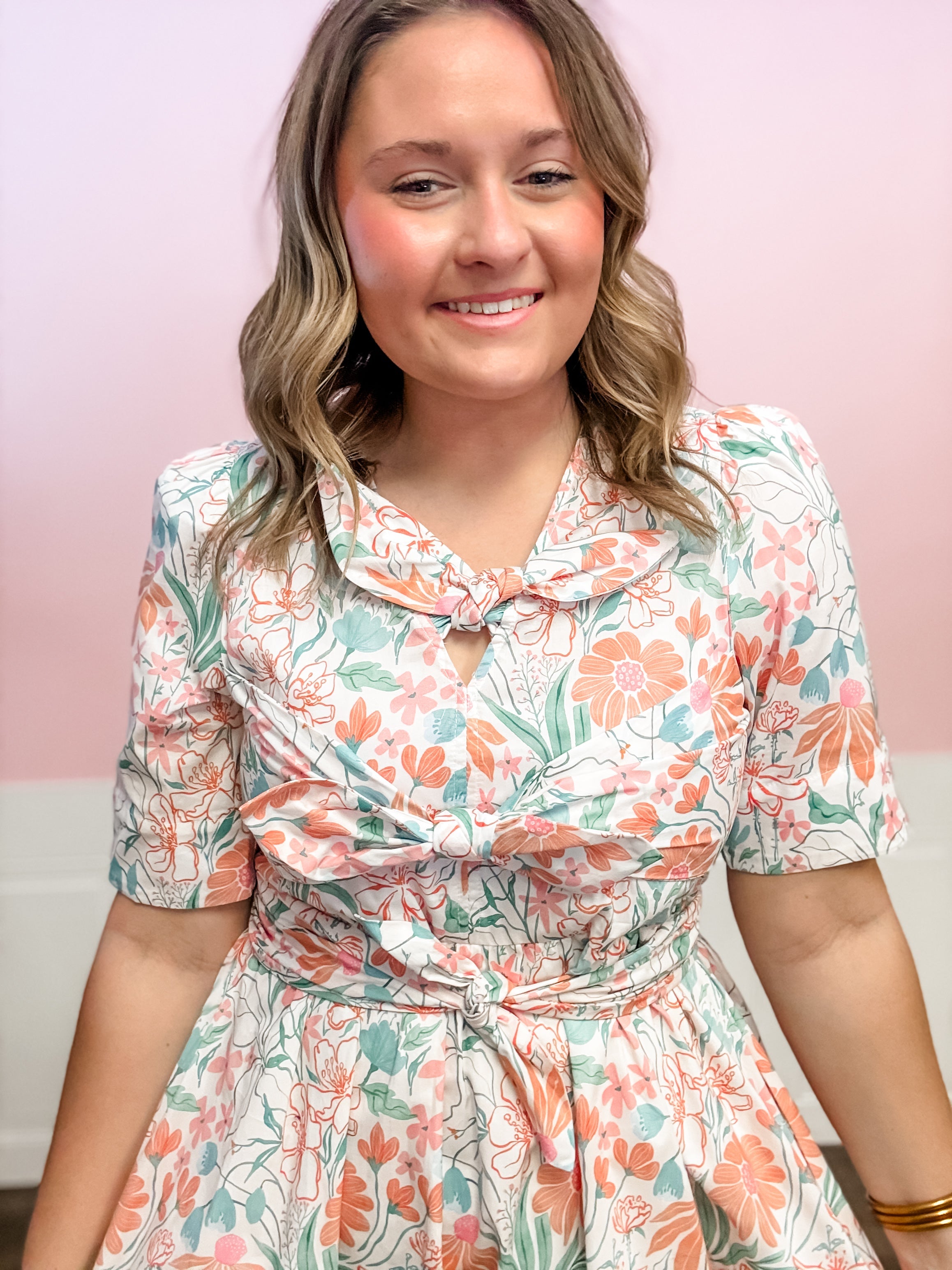 Resurrection Bloom Tie - Front Maxi Dress - Just a Small Town Girl