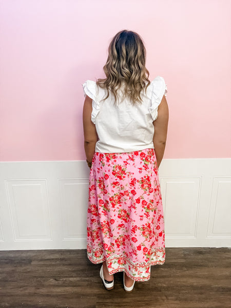 Rose Garden Skirt - Just a Small Town Girl
