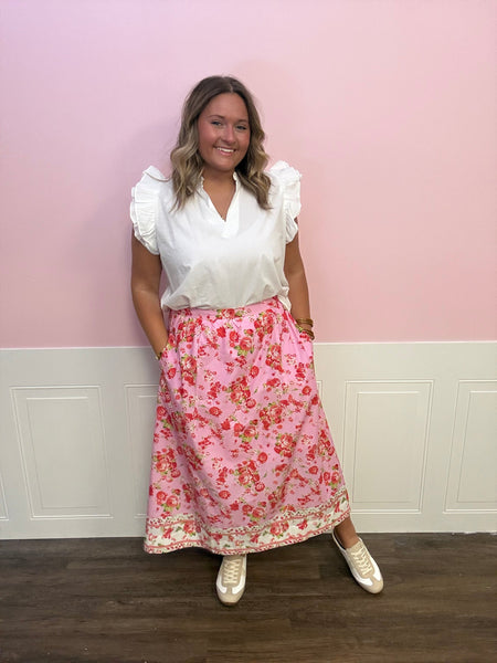 Rose Garden Skirt - Just a Small Town Girl