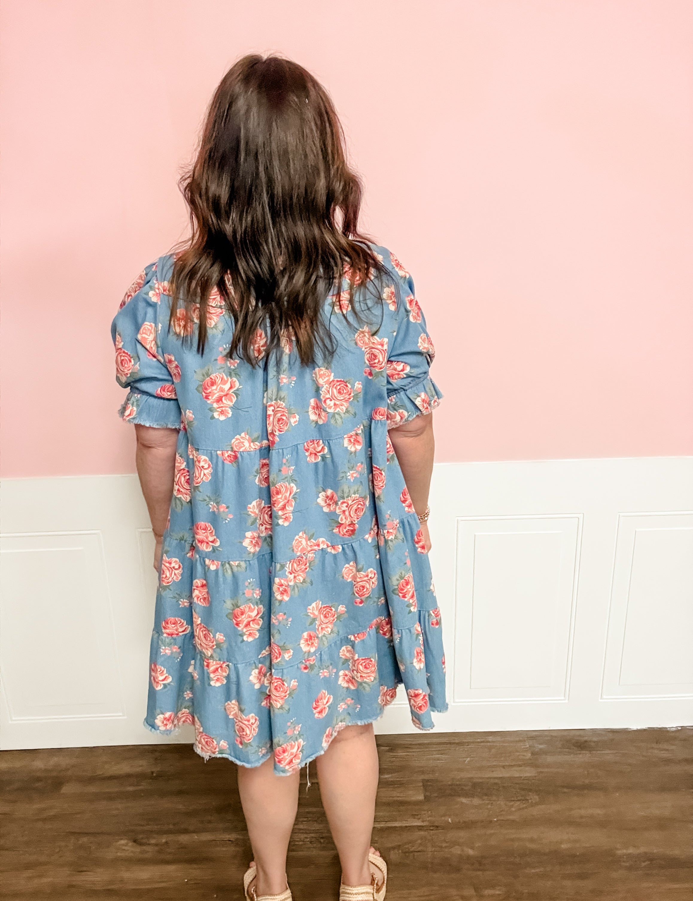 Rosewood Meadow Tiered Dress - Just a Small Town Girl