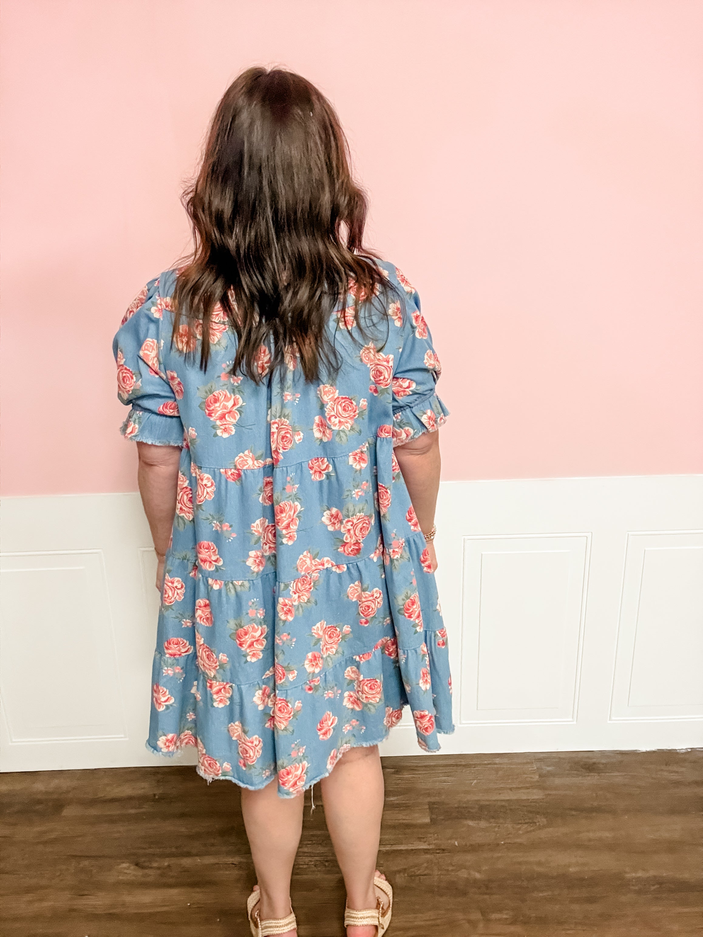 Rosewood Meadow Tiered Dress - Just a Small Town Girl