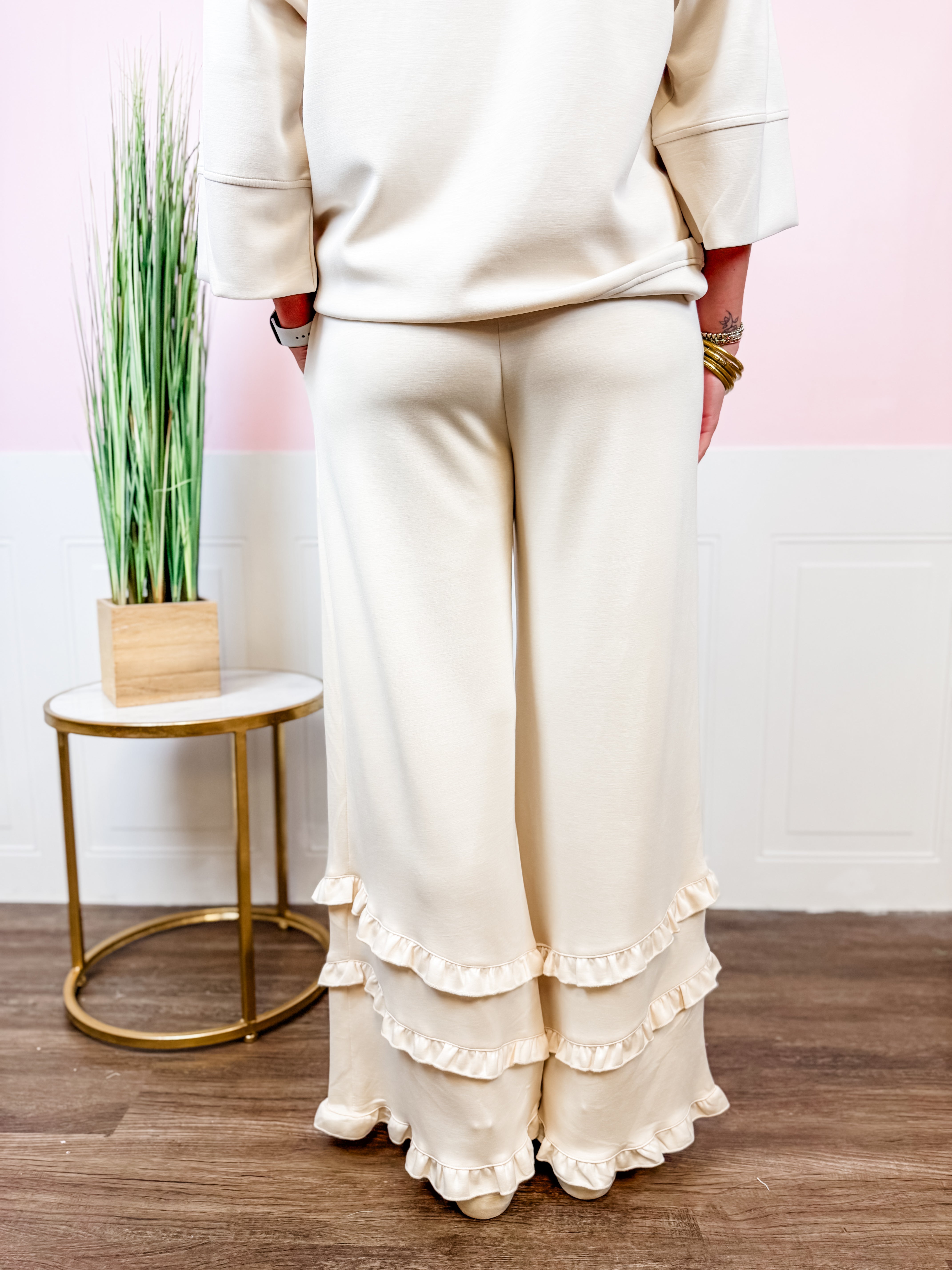 Ruffles & Relaxation Pants - Just a Small Town Girl