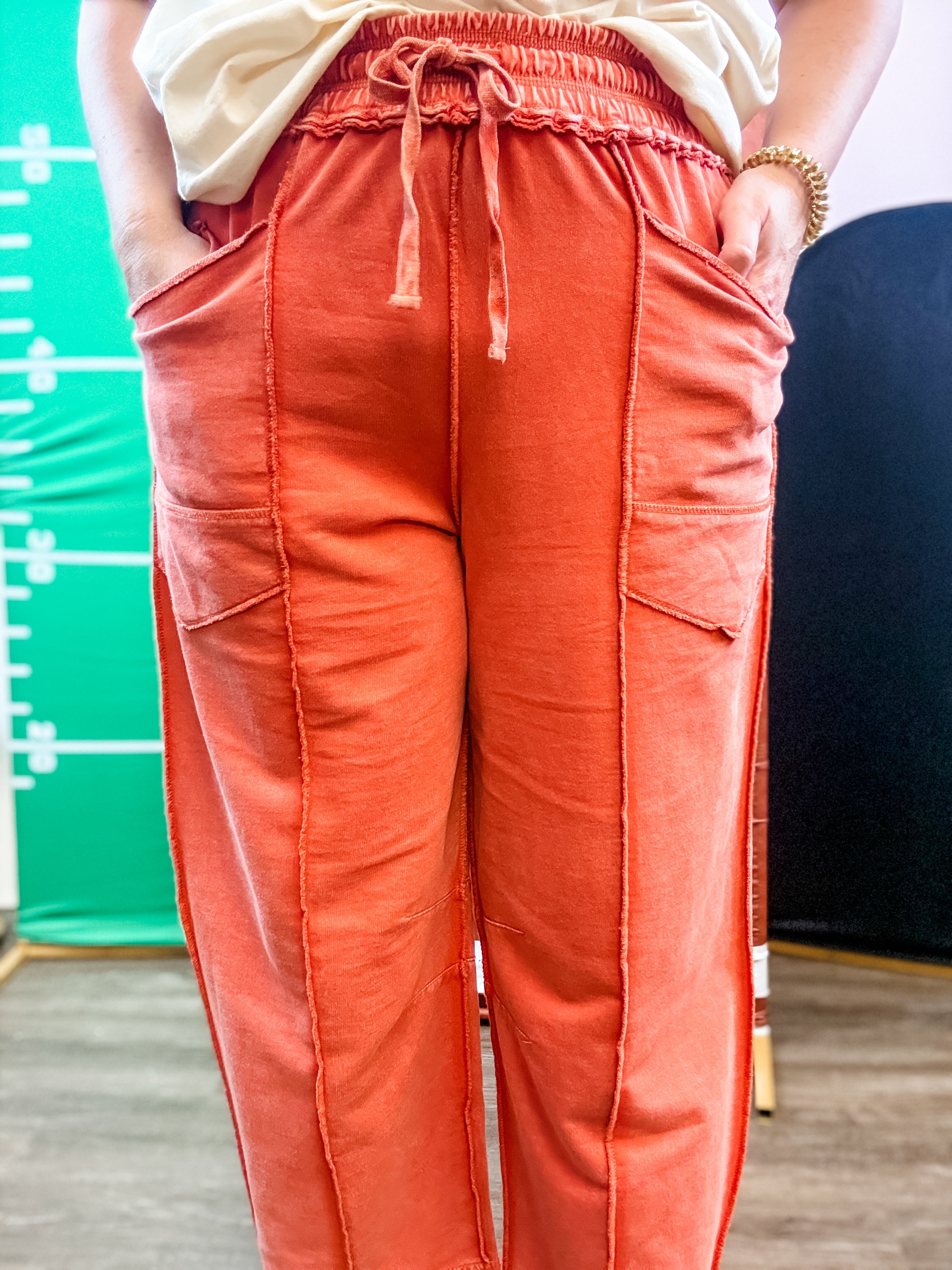 Rust & Relax Cargo Pants - Just a Small Town Girl