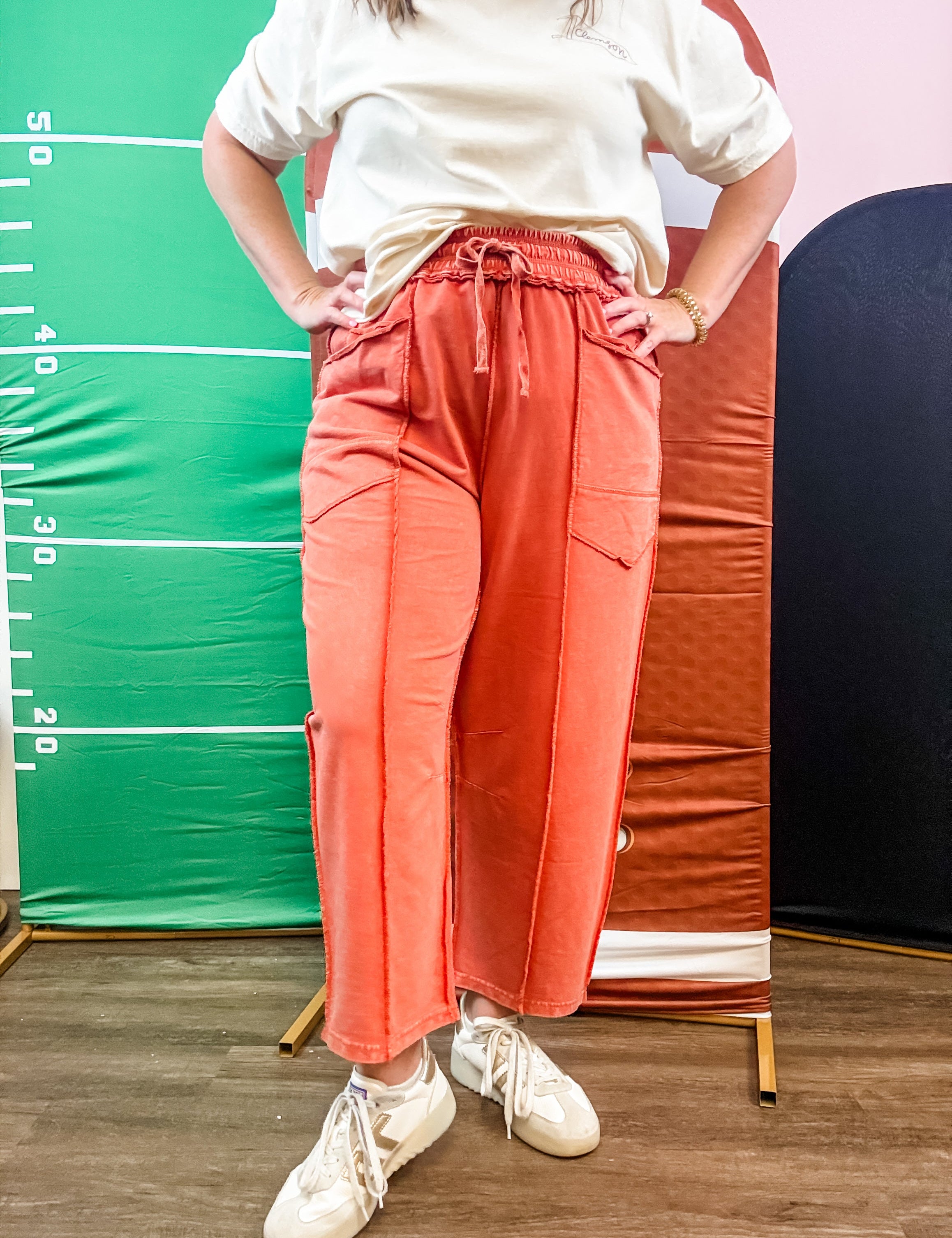 Rust & Relax Cargo Pants - Just a Small Town Girl