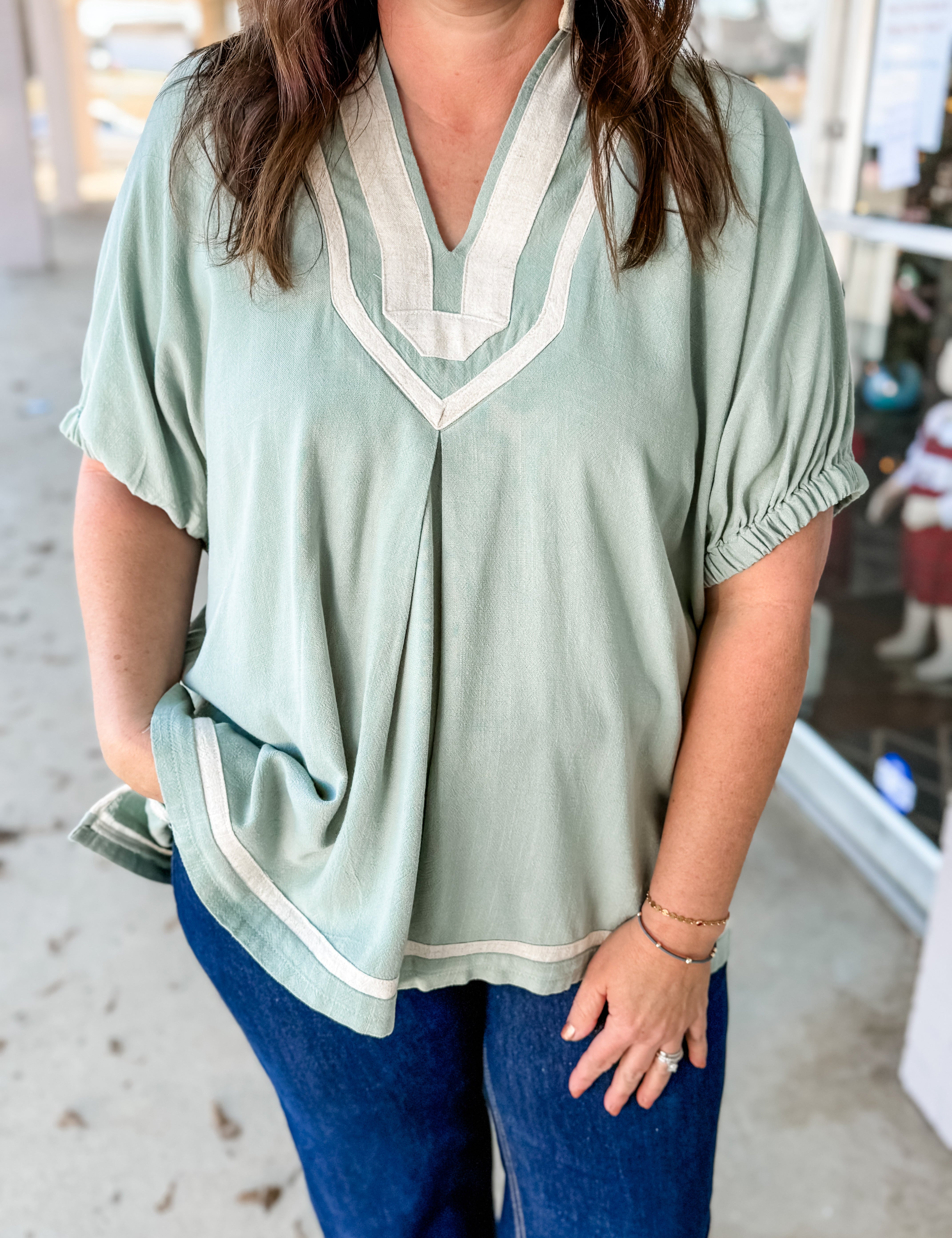Sage Haven Blouse - Just a Small Town Girl
