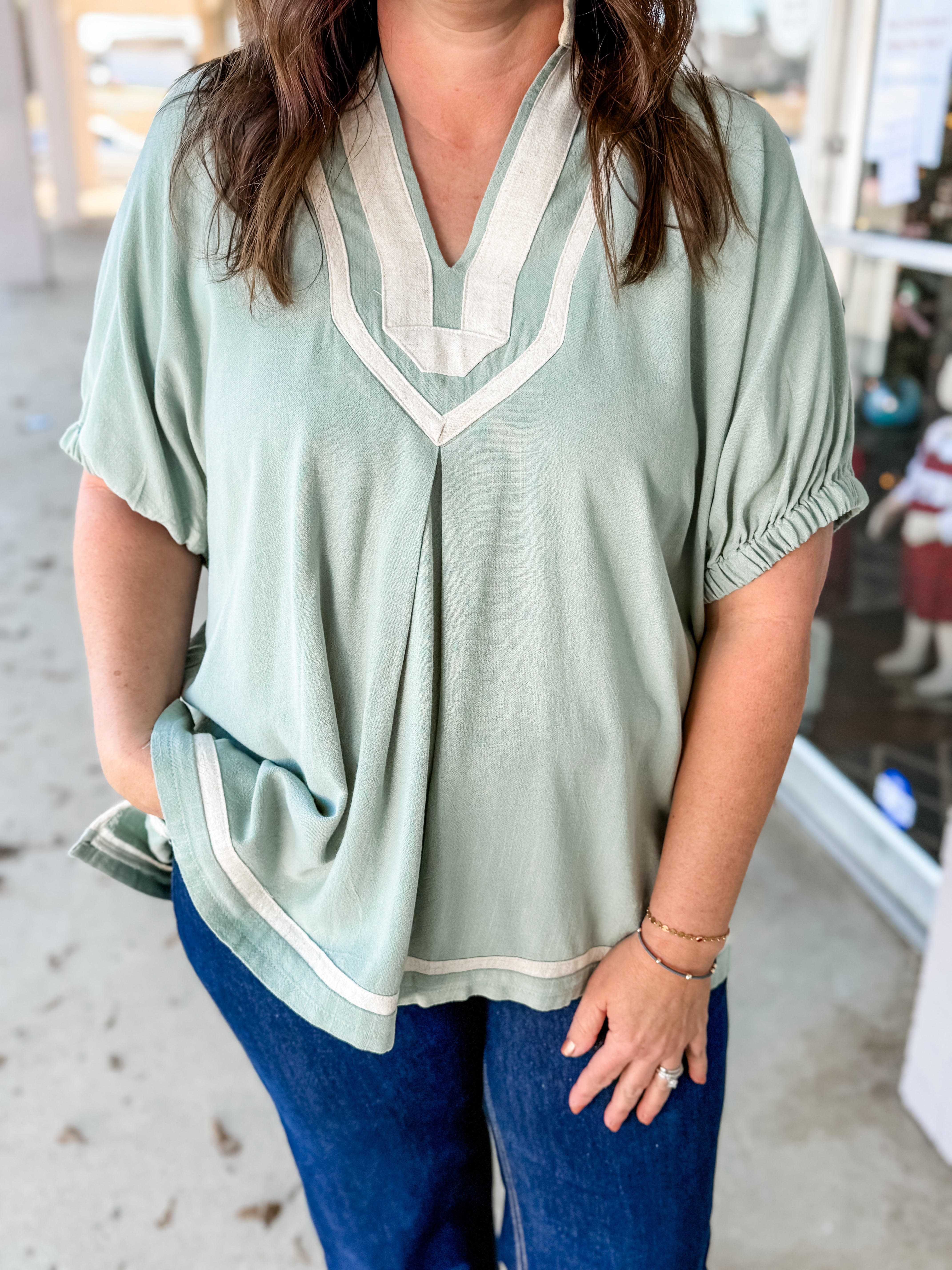 Sage Haven Blouse - Just a Small Town Girl
