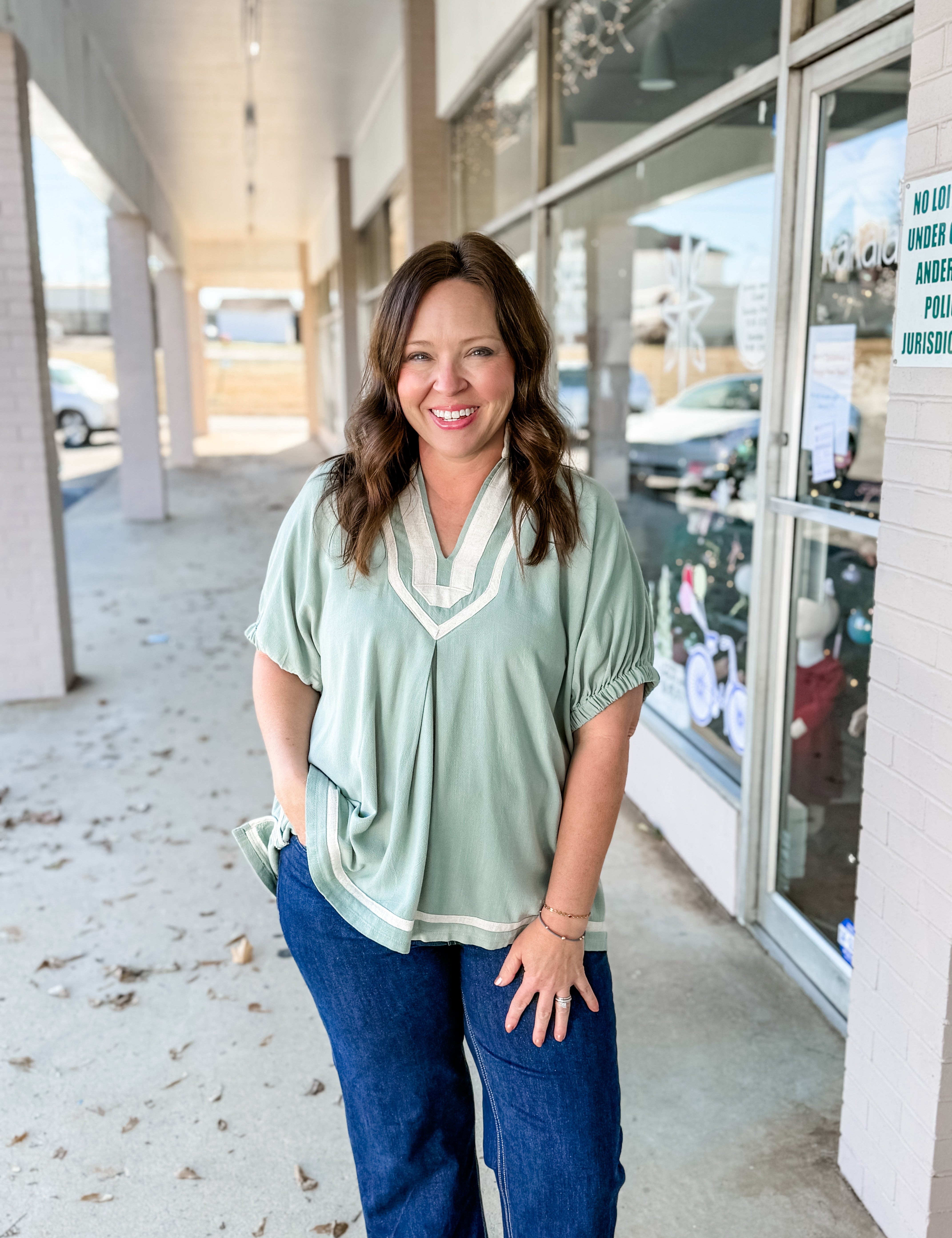 Sage Haven Blouse - Just a Small Town Girl
