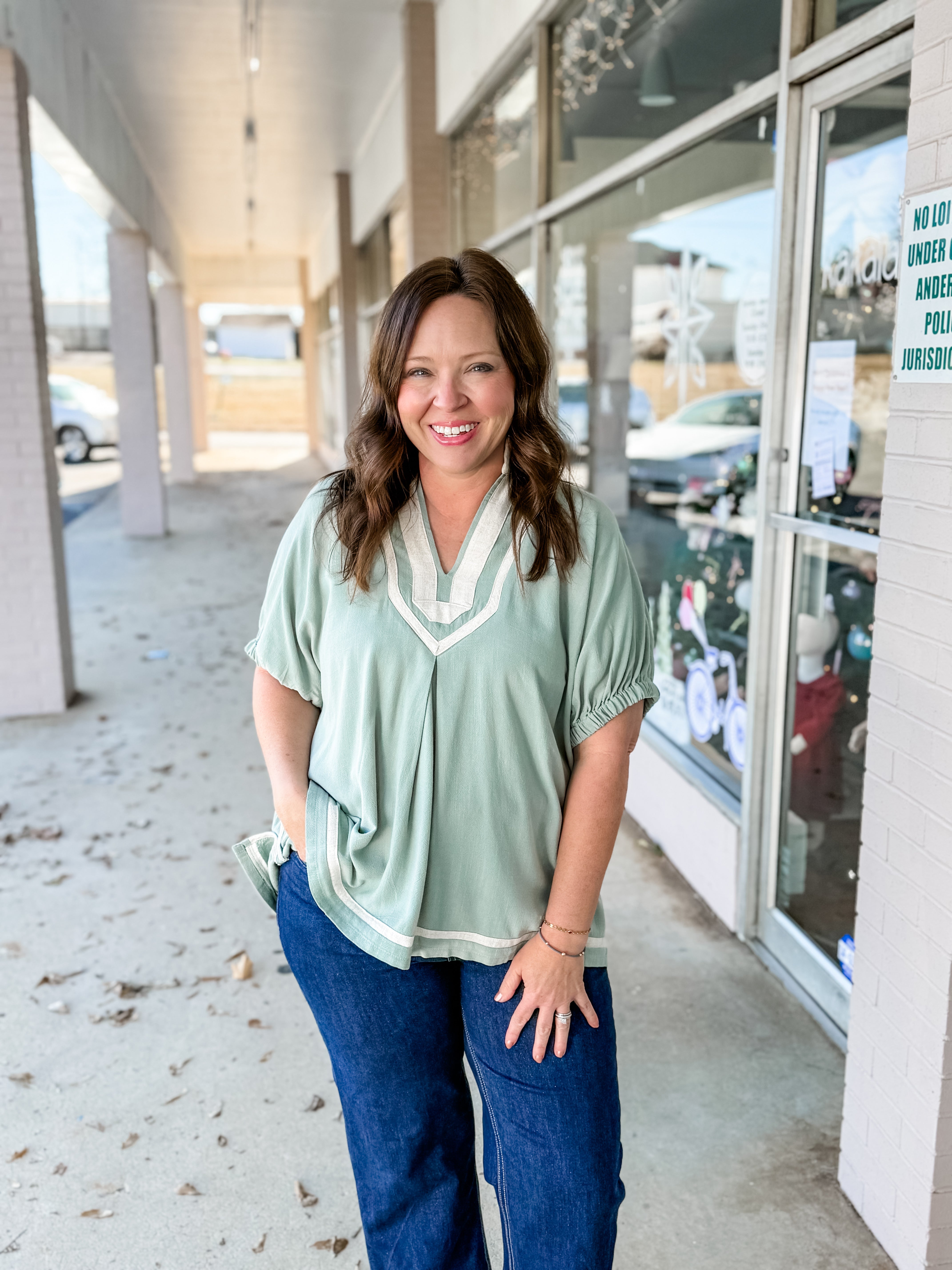 Sage Haven Blouse - Just a Small Town Girl
