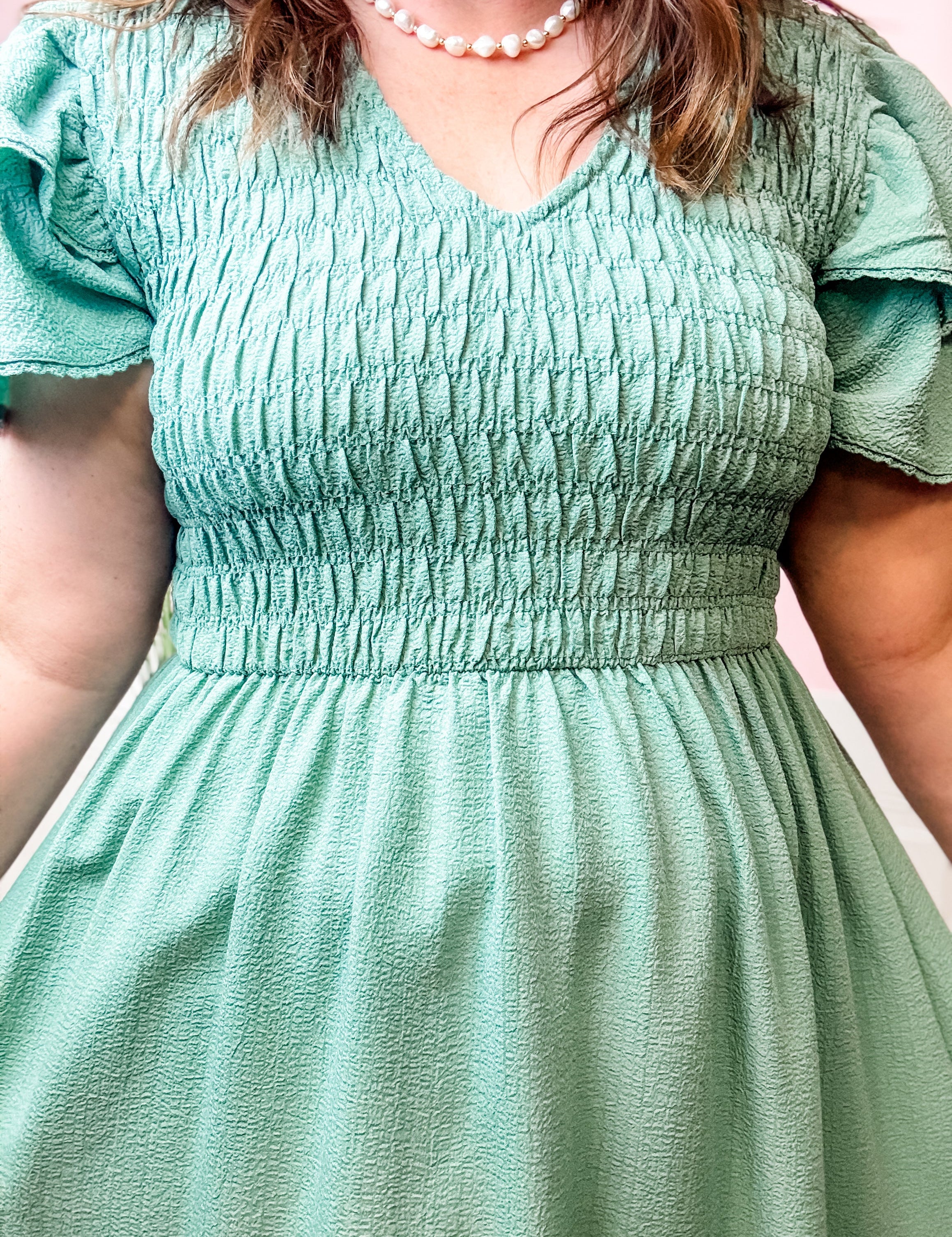 Sage Serenity Dress - Just a Small Town Girl