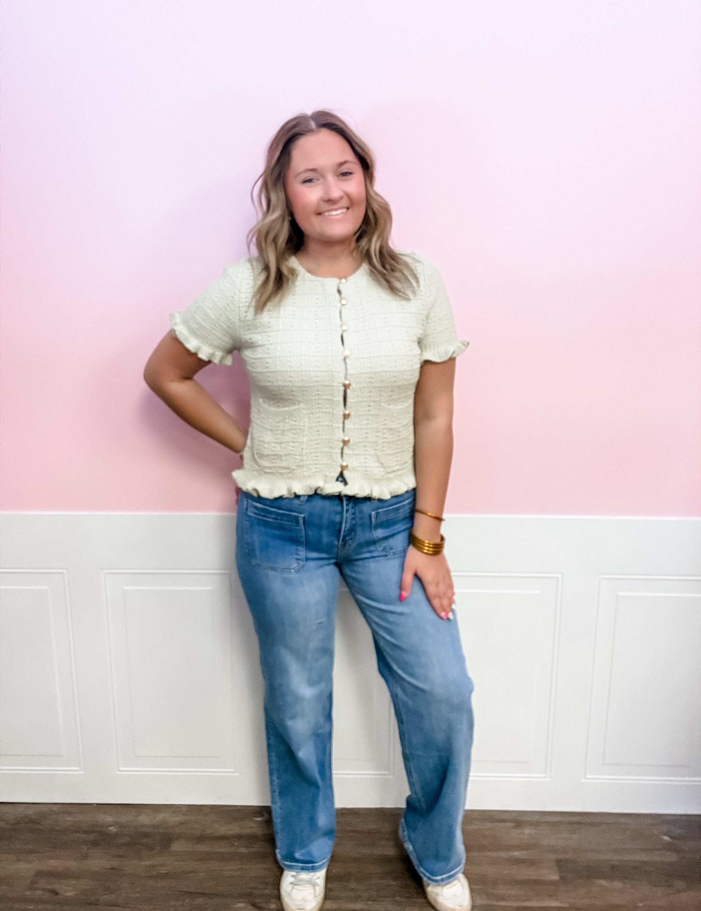 Sagewood Button Knit Cardigan - Just a Small Town Girl