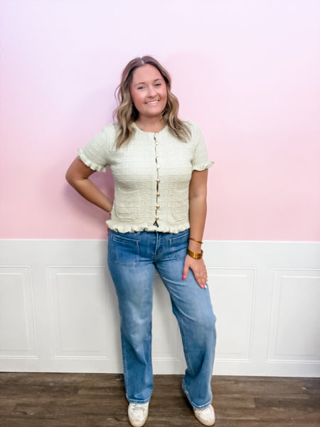 Sagewood Button Knit Cardigan - Just a Small Town Girl