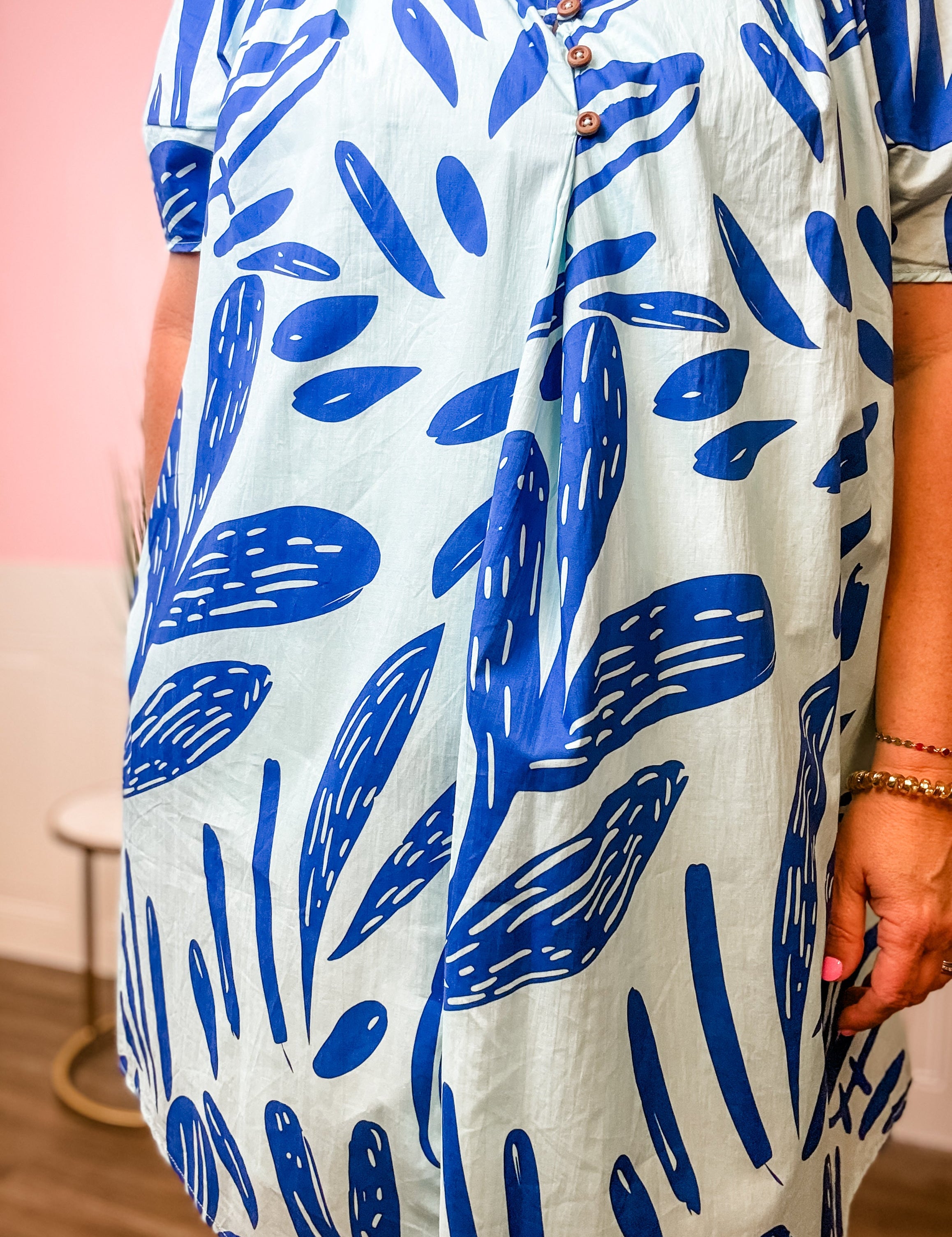 Seaside Escape Printed Dress - Just a Small Town Girl