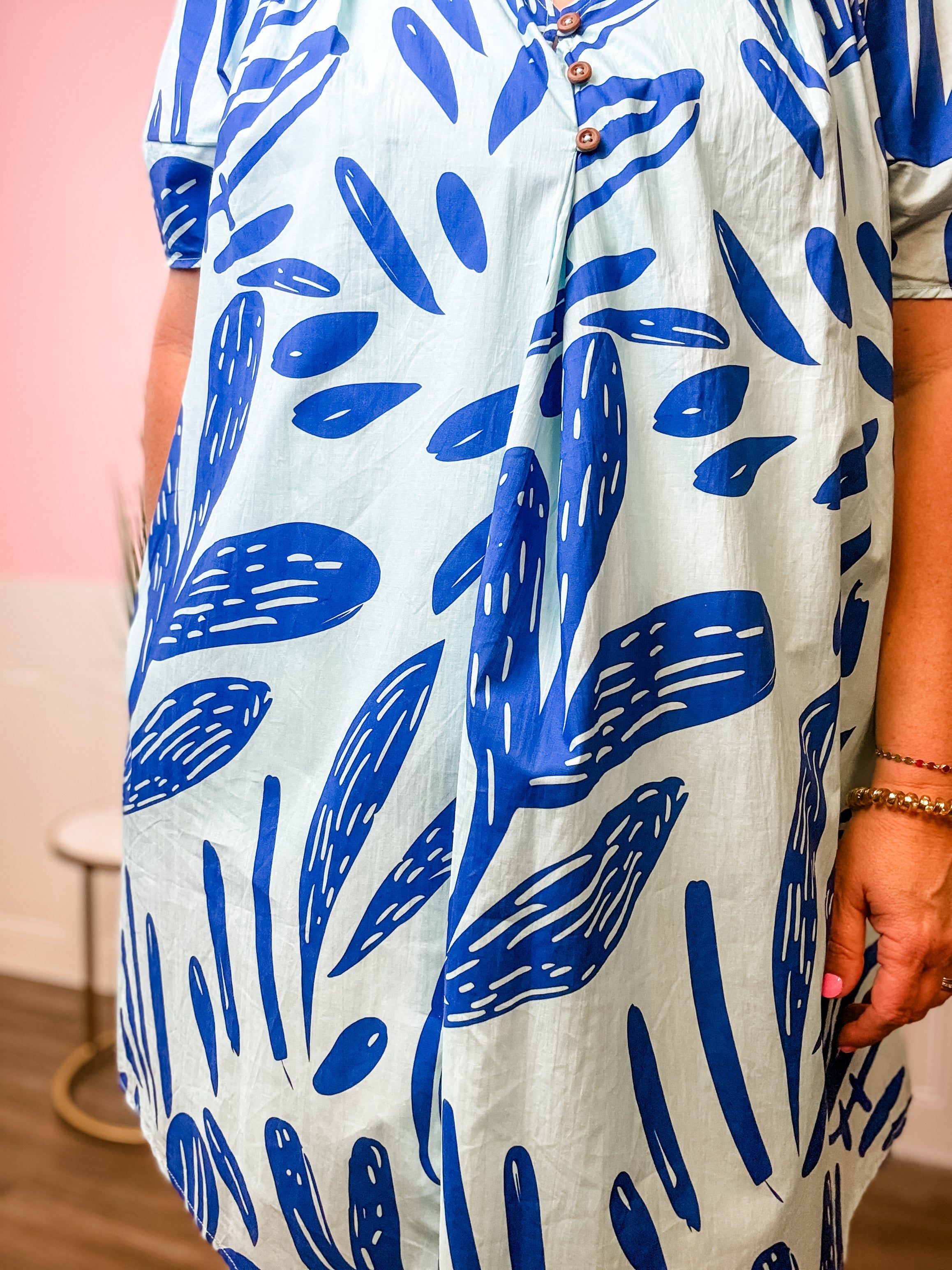Seaside Escape Printed Dress - Just a Small Town Girl