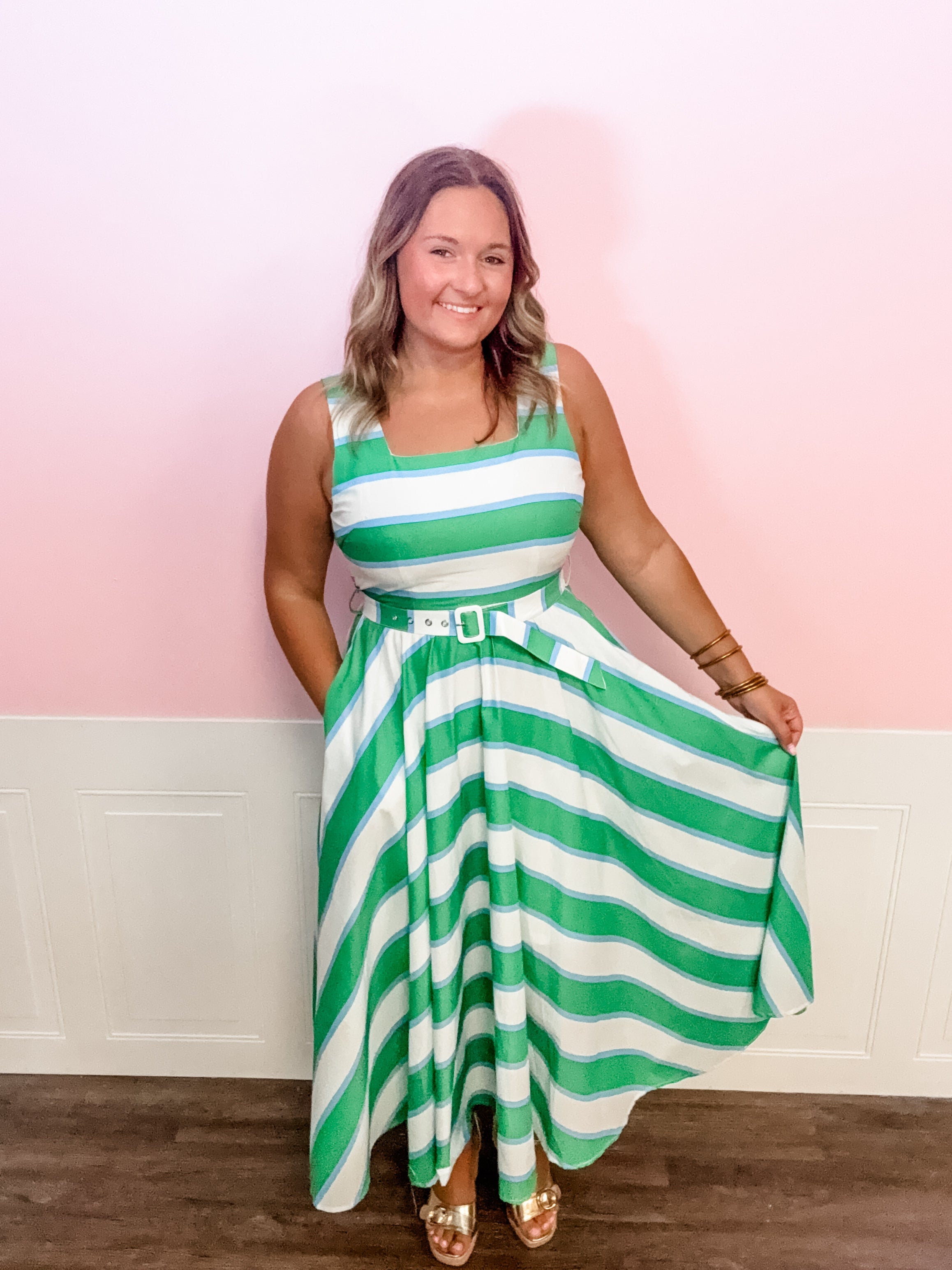 Seaside Stroll Stripe Dress - Just a Small Town Girl