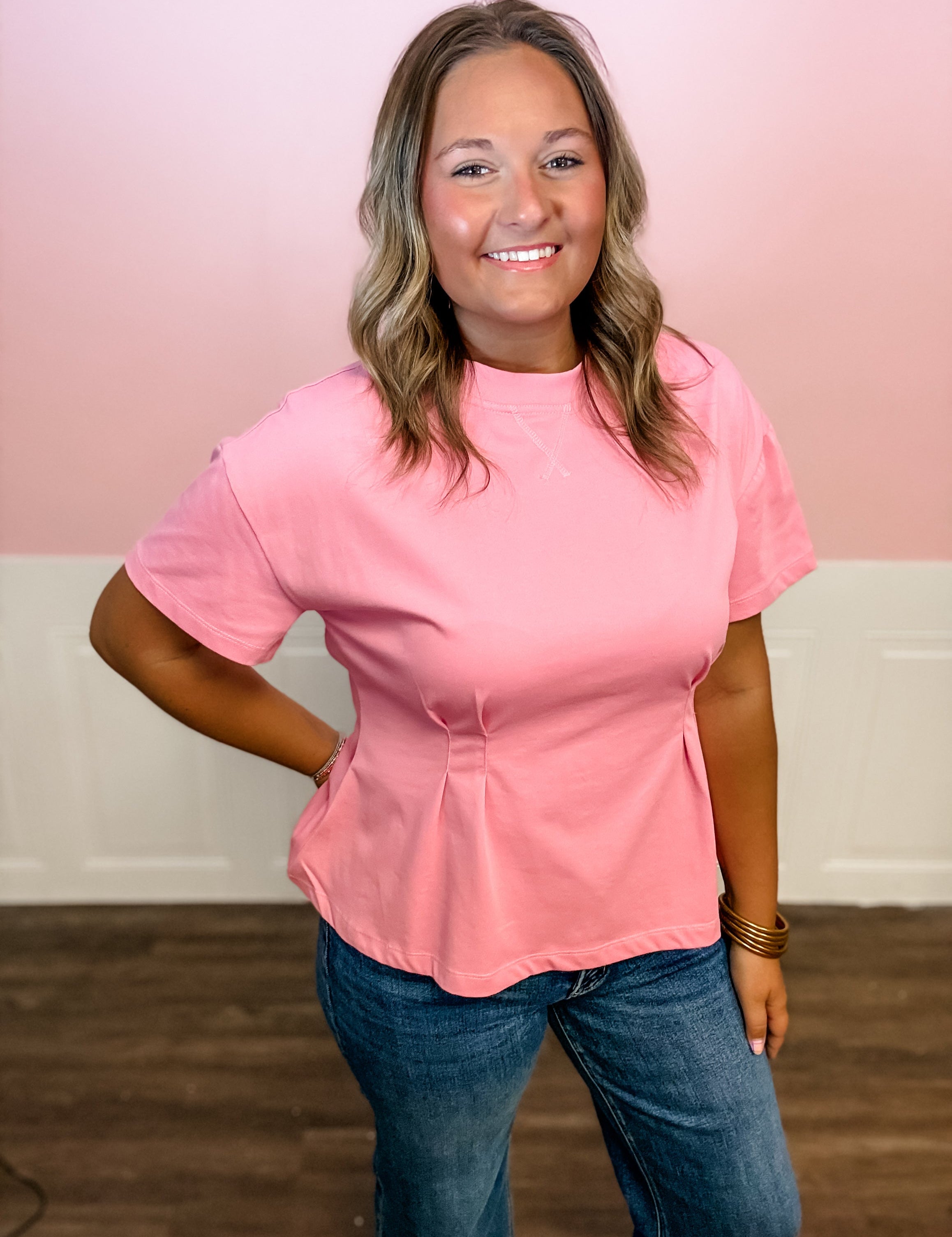 Simple Everyday Ease Tee - Just a Small Town Girl