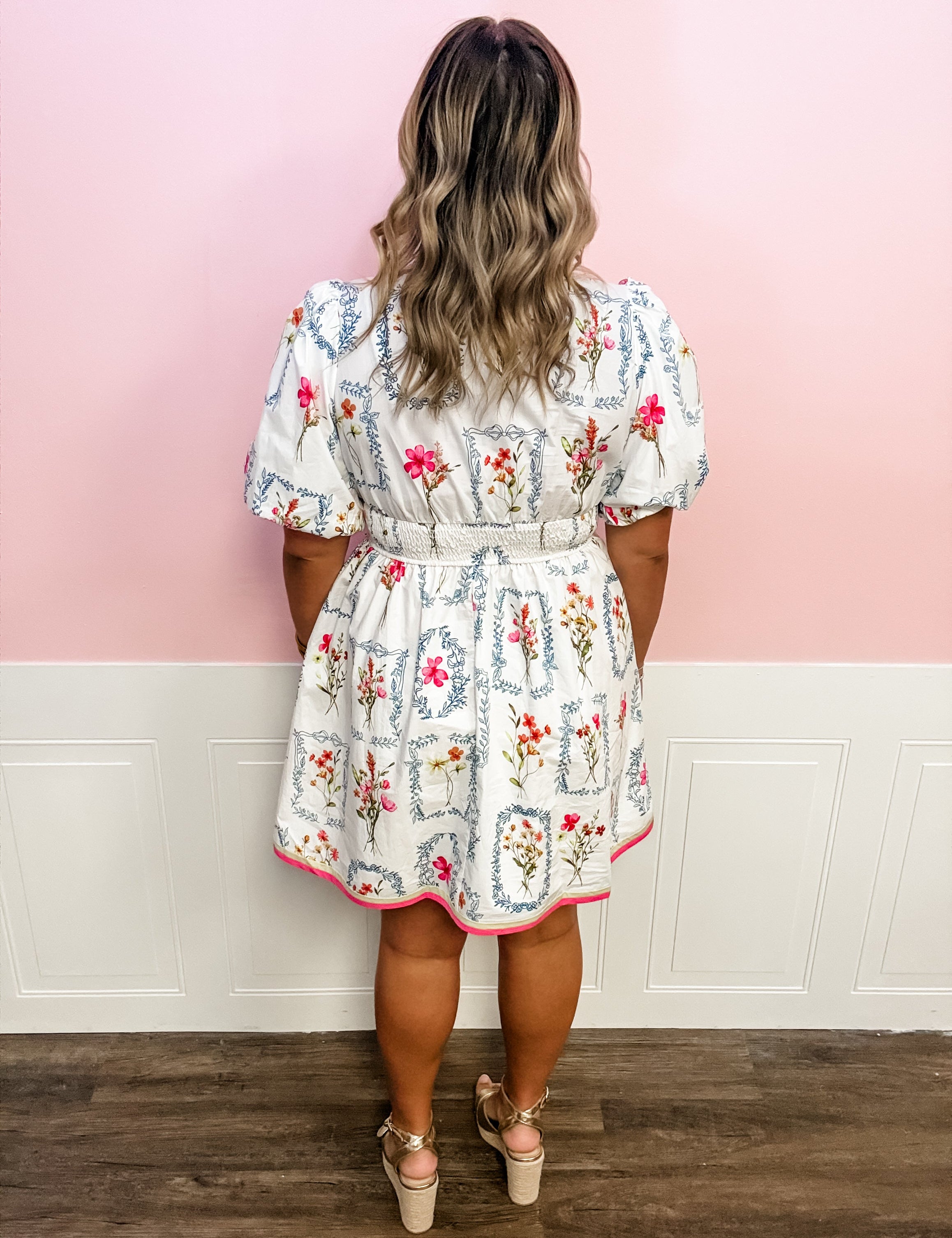 Simple Grace Floral Dress - Just a Small Town Girl