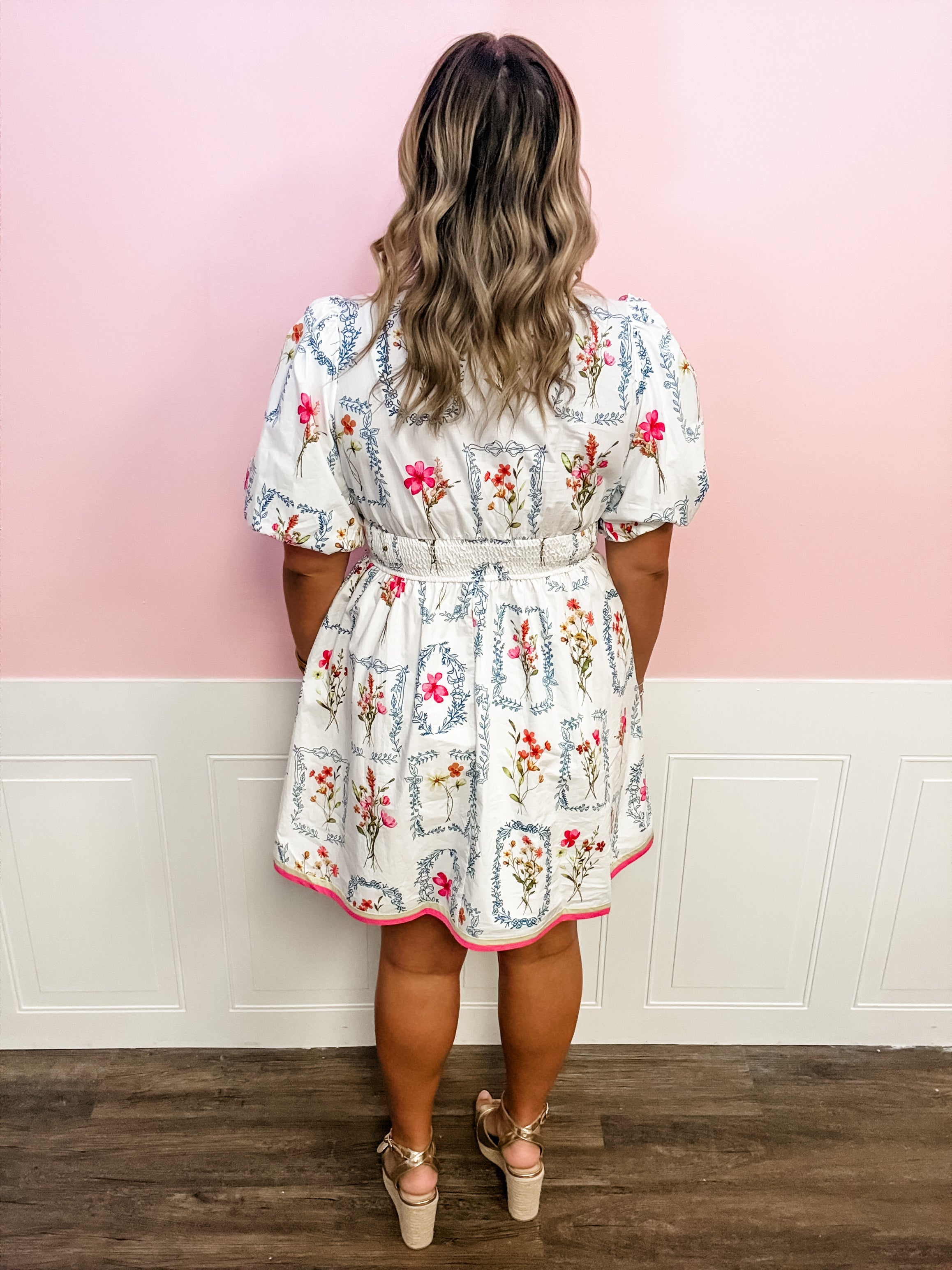 Simple Grace Floral Dress - Just a Small Town Girl