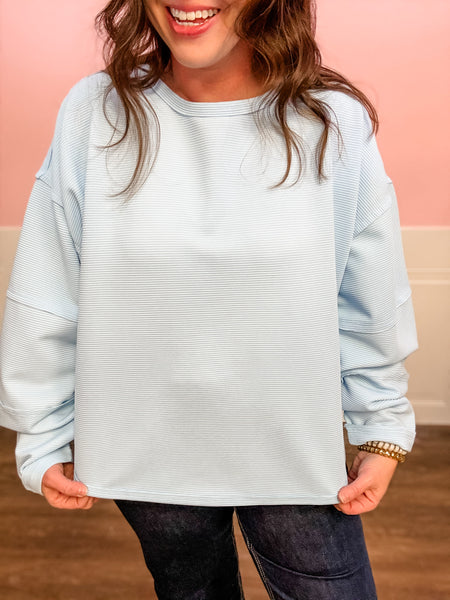 Skyline Comfort Ribbed Top - Just a Small Town Girl