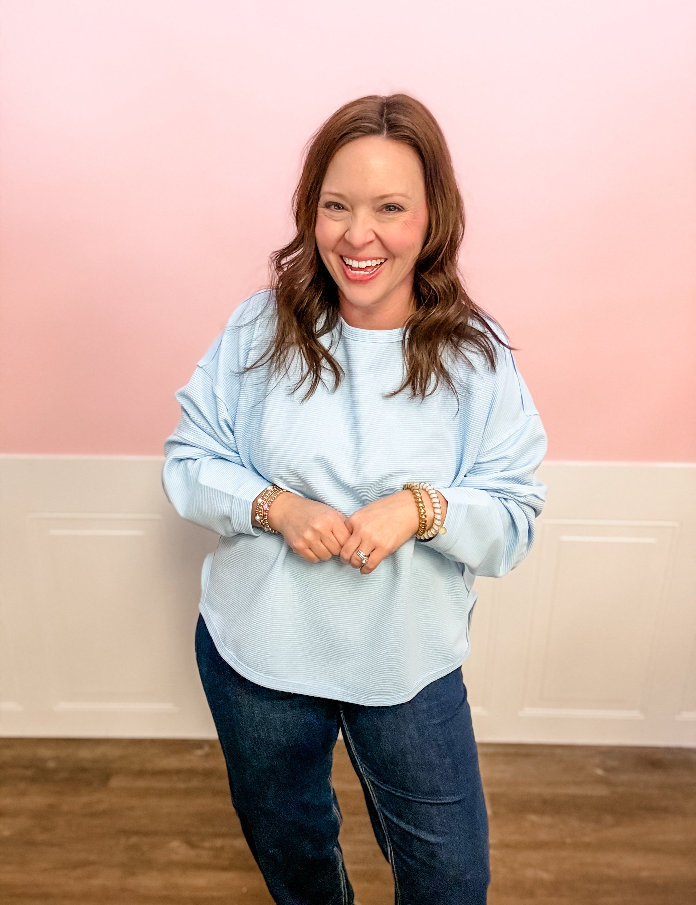 Skyline Comfort Ribbed Top - Just a Small Town Girl
