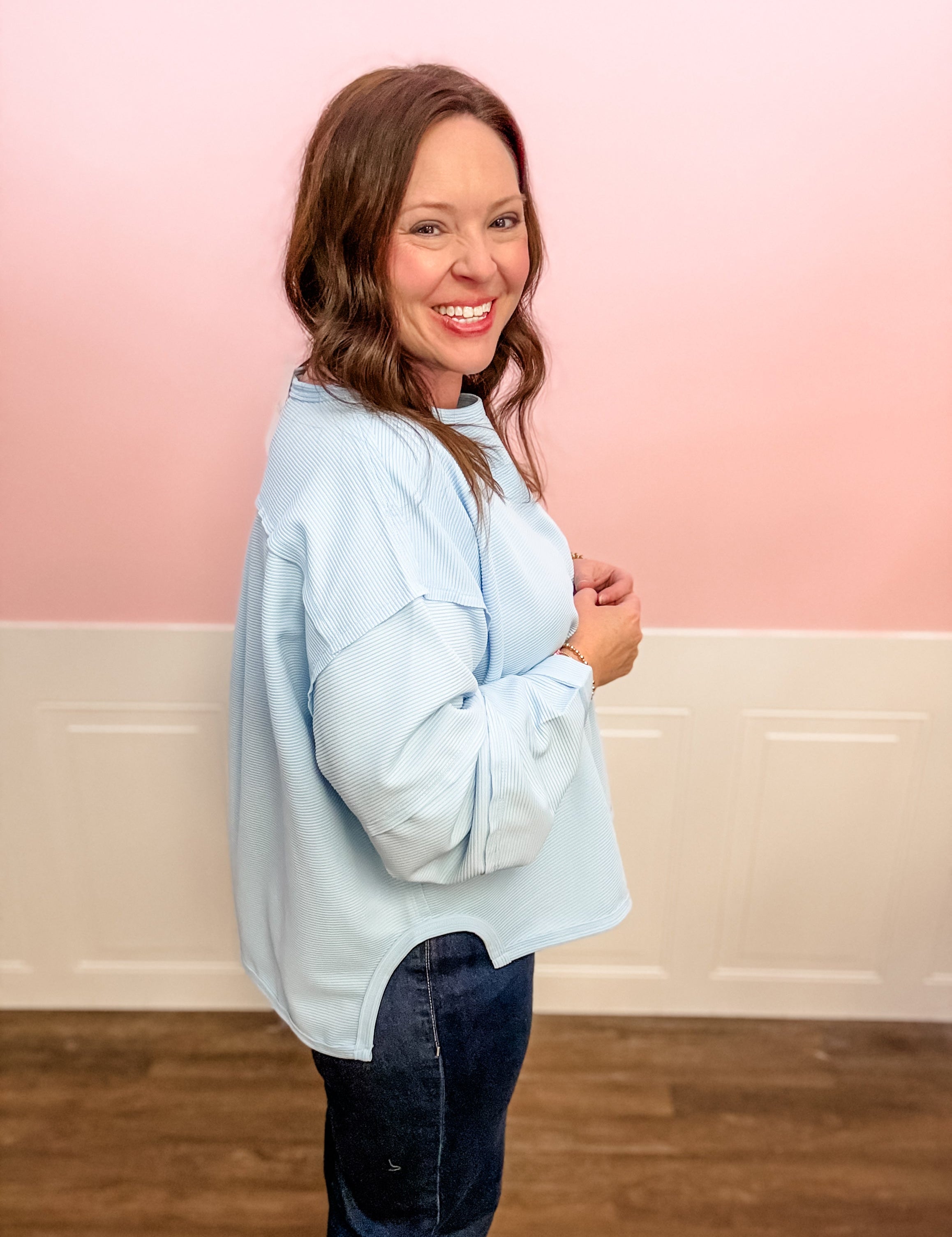 Skyline Comfort Ribbed Top - Just a Small Town Girl