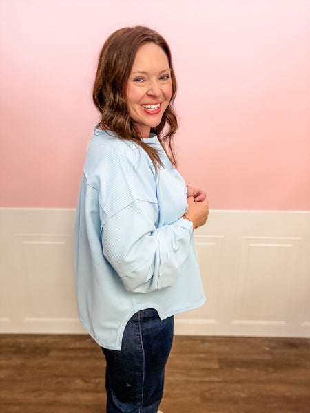 Skyline Comfort Ribbed Top - Just a Small Town Girl