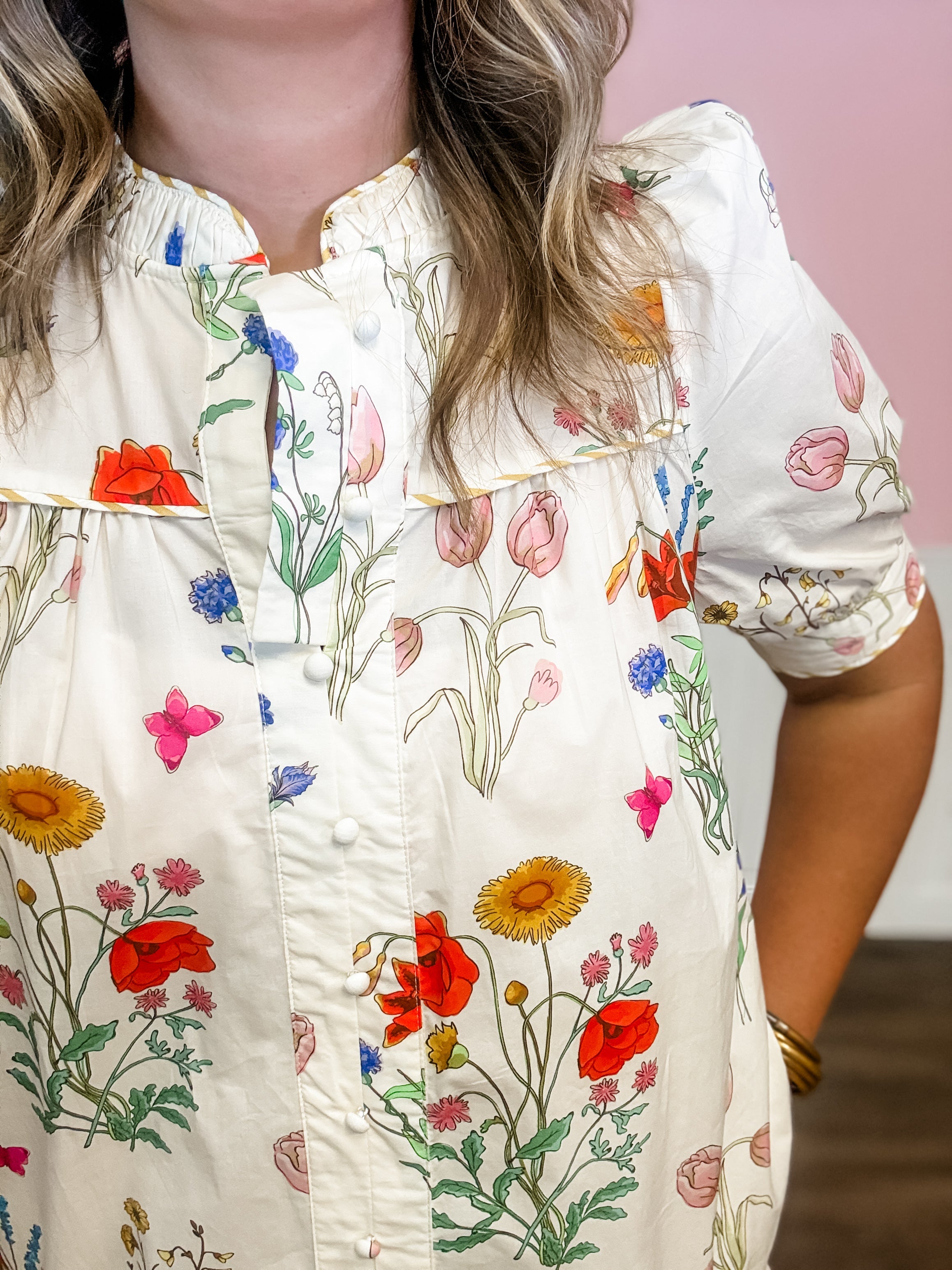 Southern Garden Party Charm Dress - Just a Small Town Girl