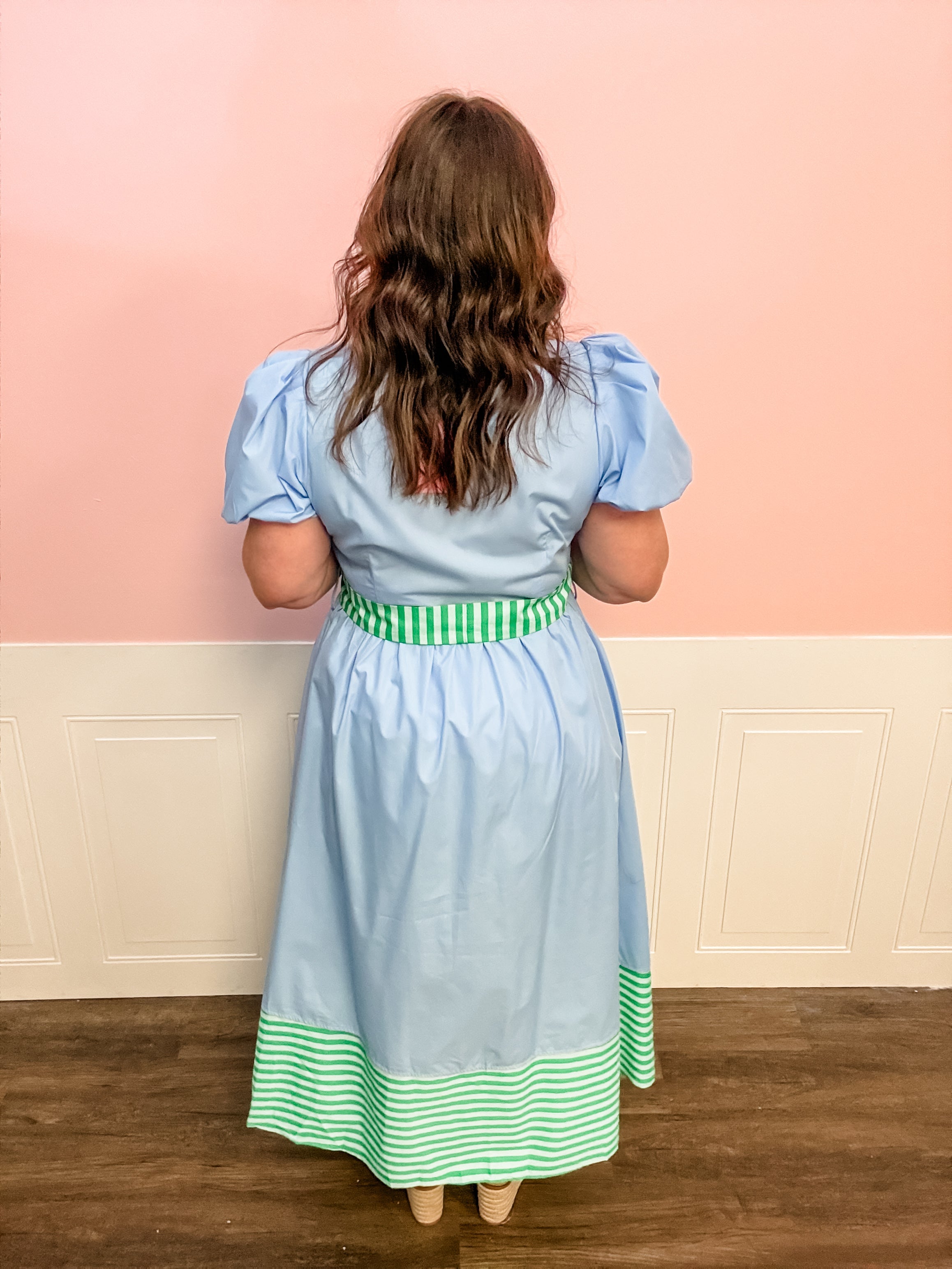 Spring Picnic Stripe Maxi Dress - Just a Small Town Girl